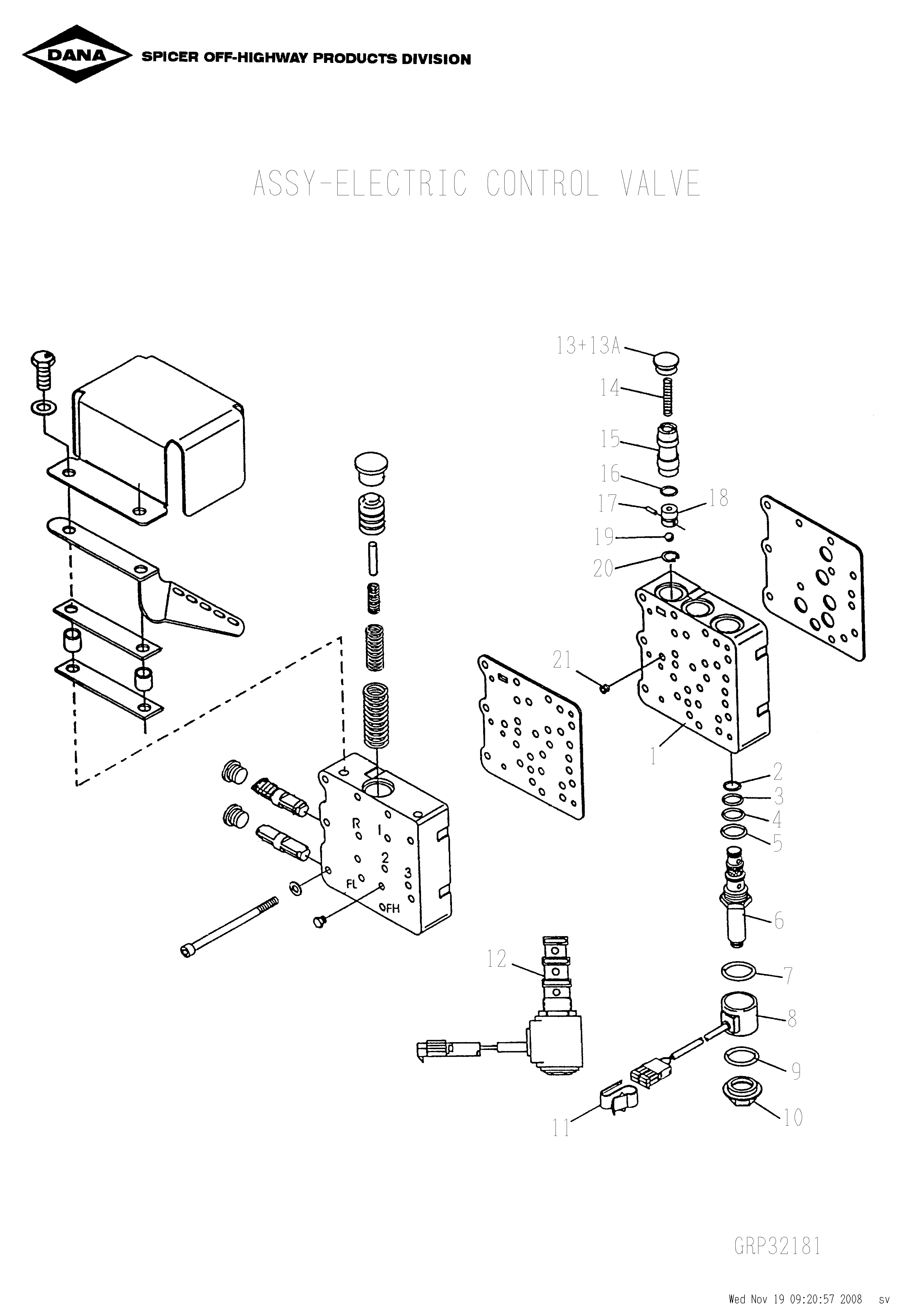 drawing for SCHOPF MASCHINENBAU GMBH 103046 - SOLENOID ASSY