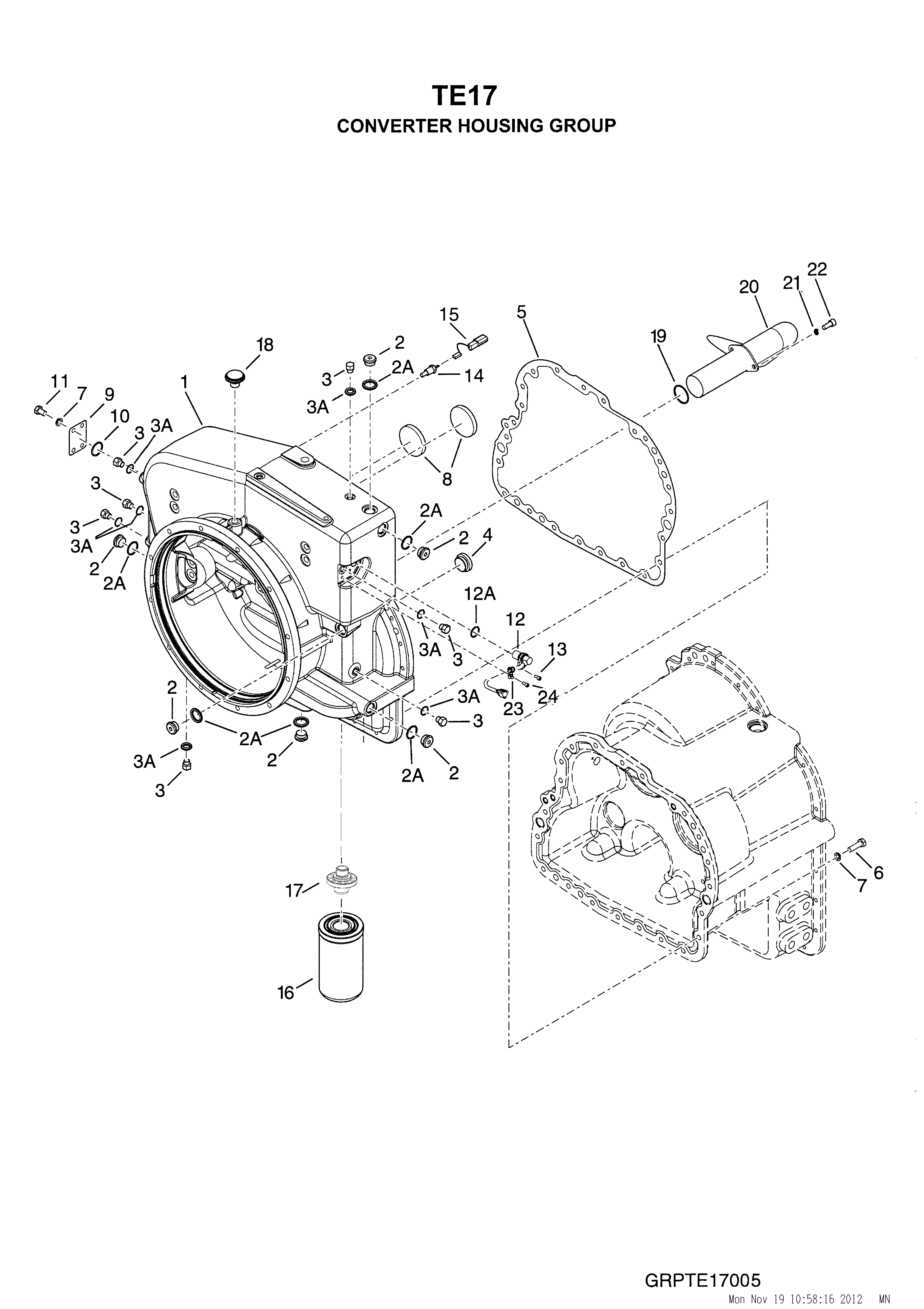 drawing for CNH NEW HOLLAND 219236A1 - BOLT