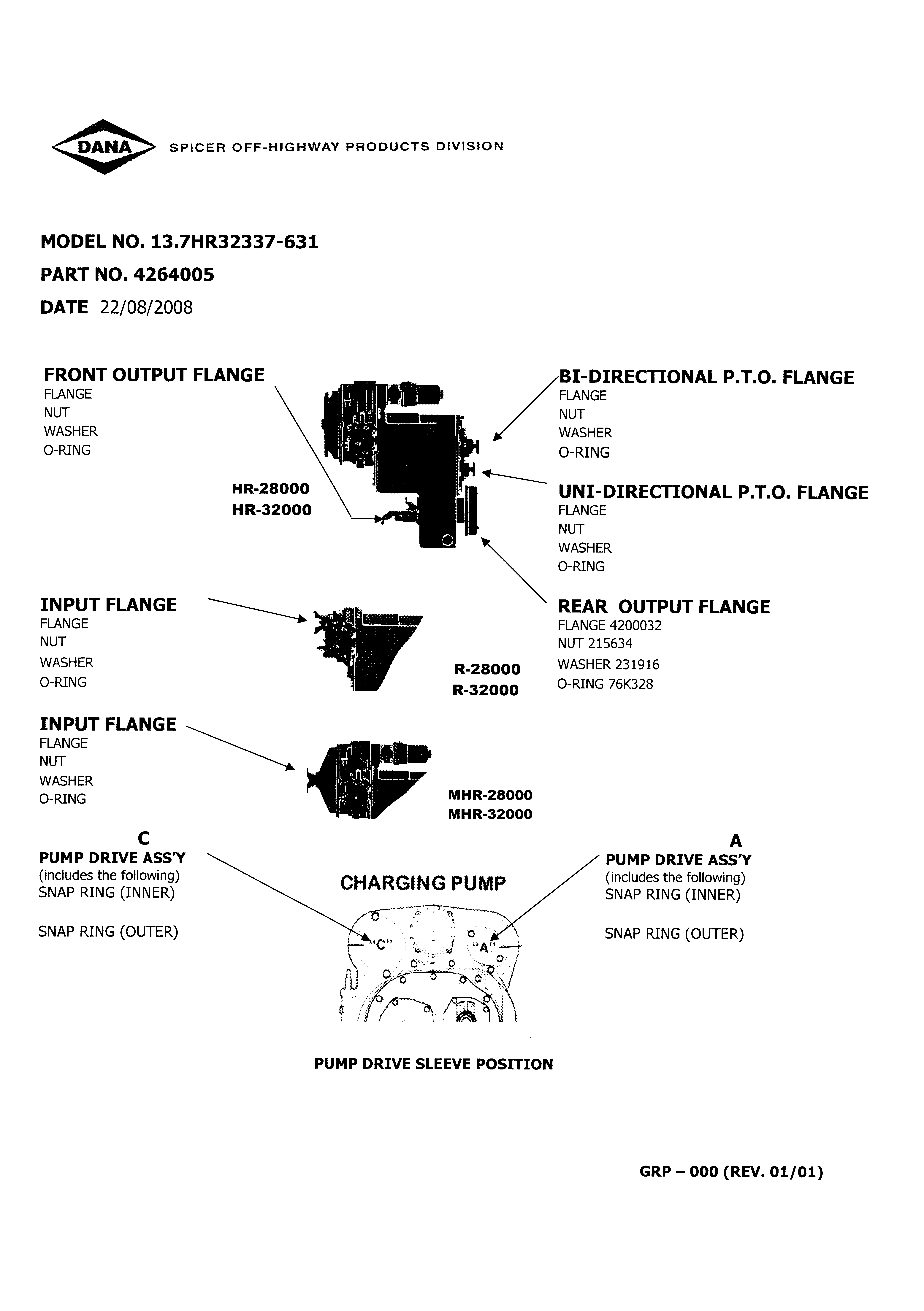 drawing for SANY 60034280 - SENSOR