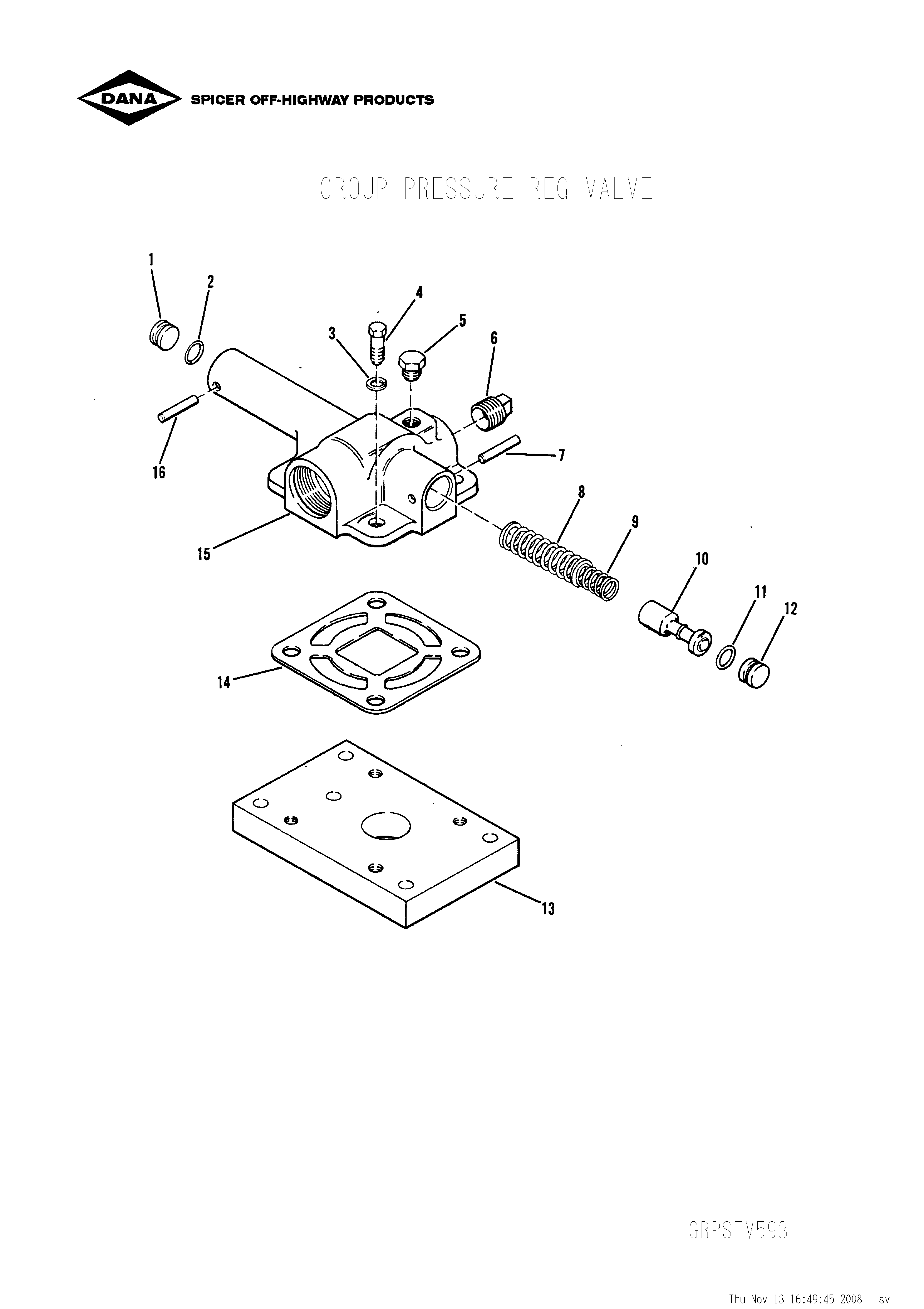 drawing for Hyundai Construction Equipment YBAA-01185 - REGULATOR-FLOW