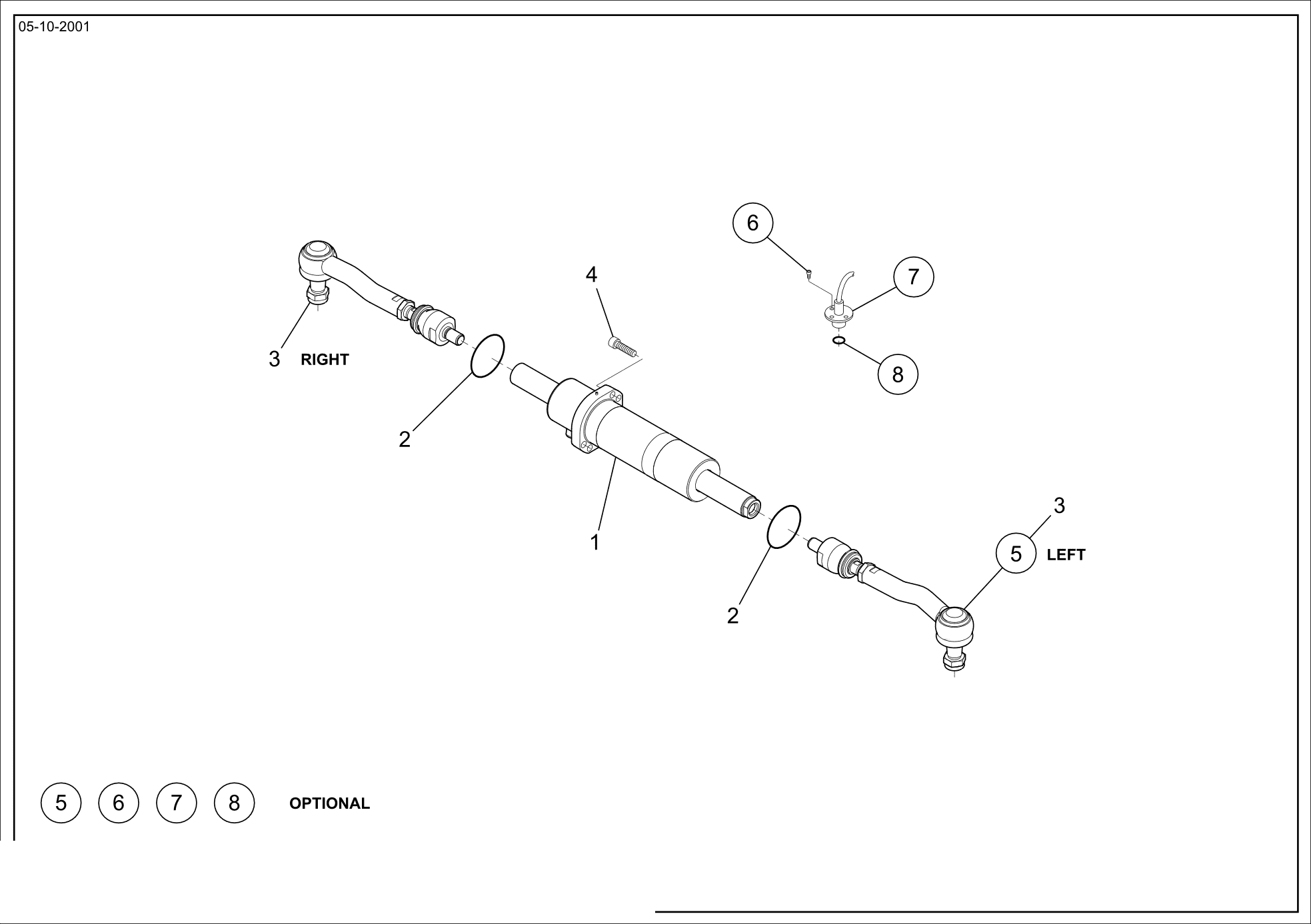 drawing for CNH NEW HOLLAND 76086124 - ELECTRONIC SENSOR