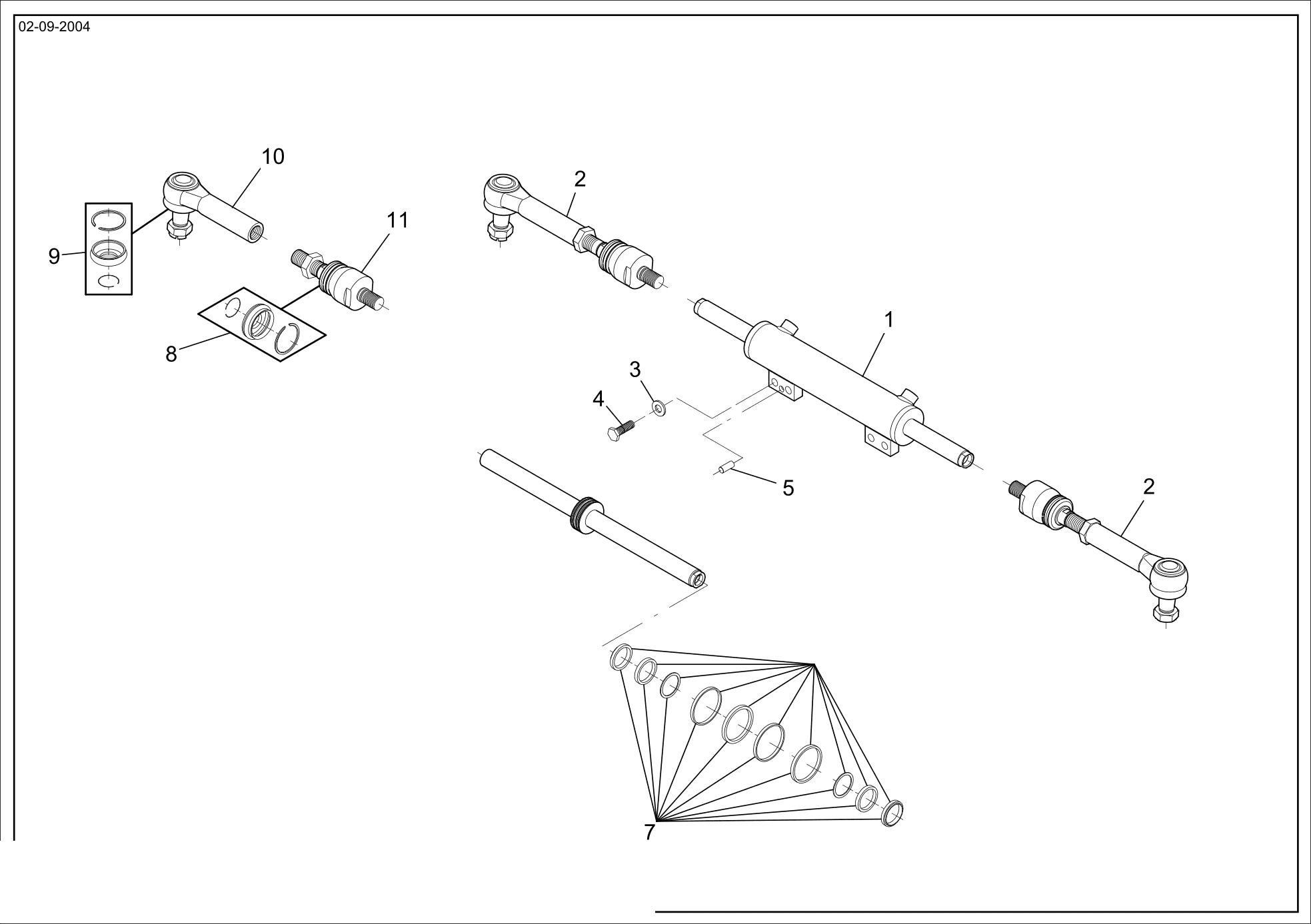 drawing for CNH NEW HOLLAND 71477147 - HEXAGON BOLT