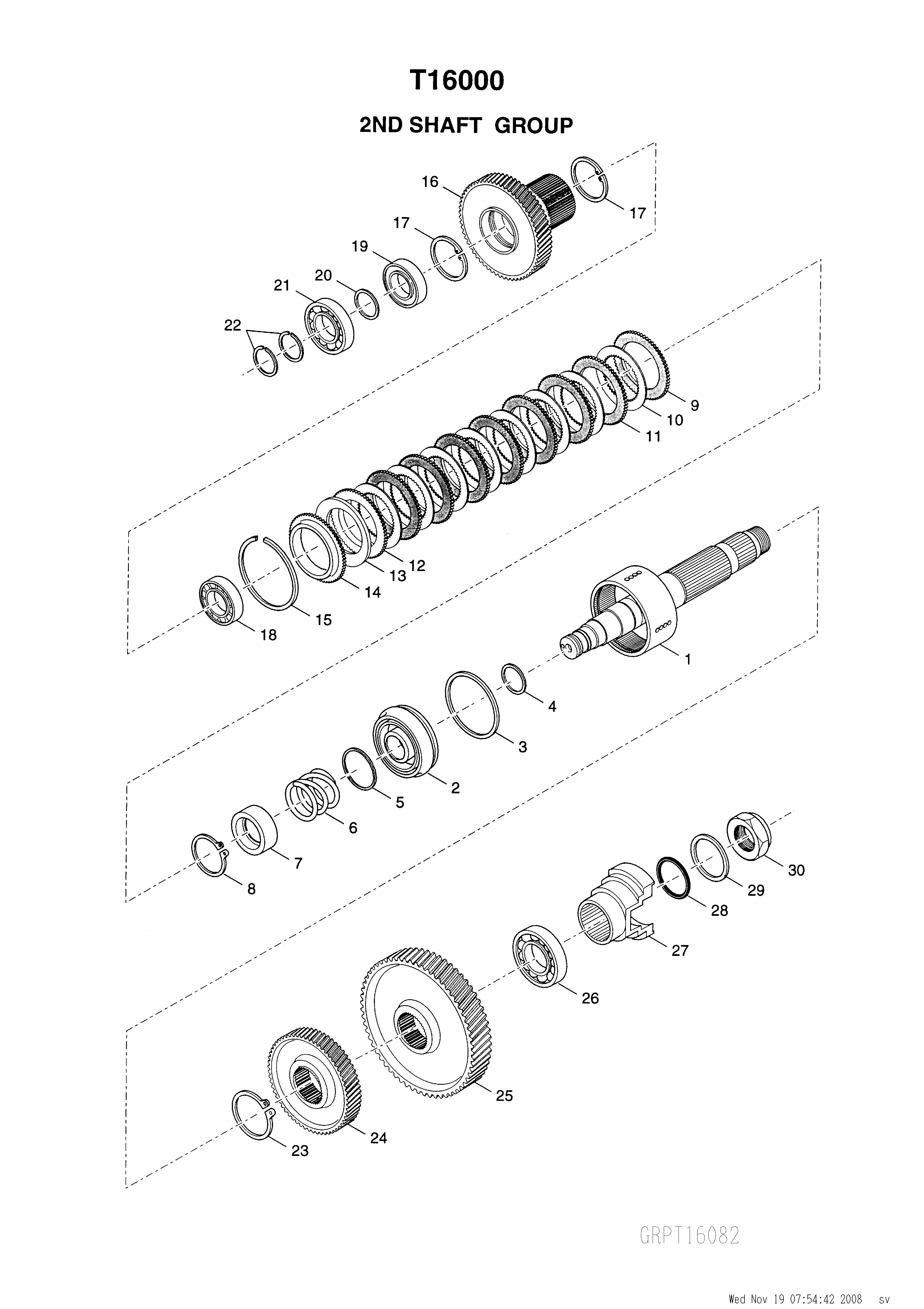 Technical drawing of CNH NEW HOLLAND 9969073 SPRING with dimensions and layout (figure 3)