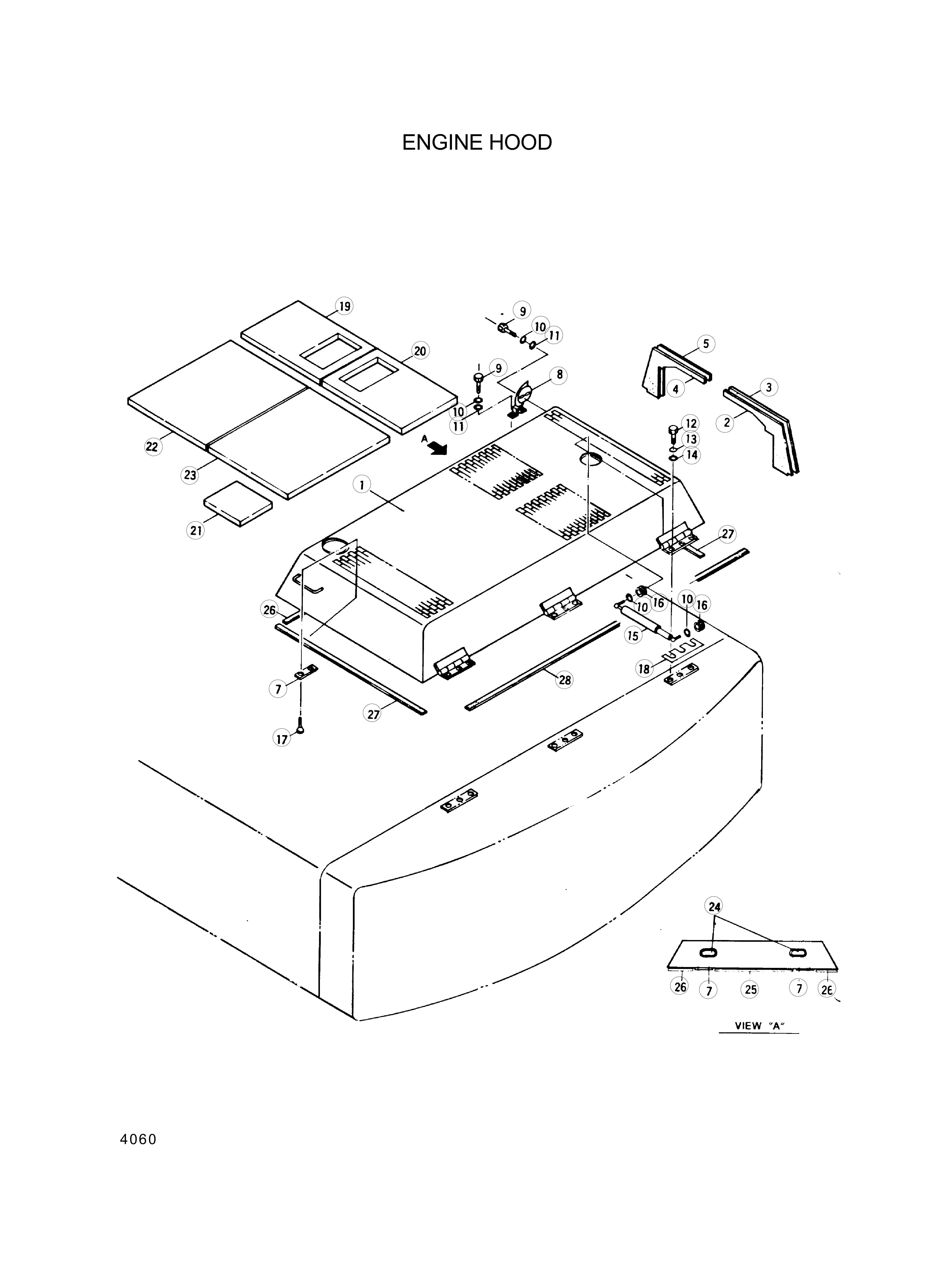 Technical drawing of Hyundai Construction Equipment S141-050152 BOLT-FLAT with dimensions and layout (figure 3)