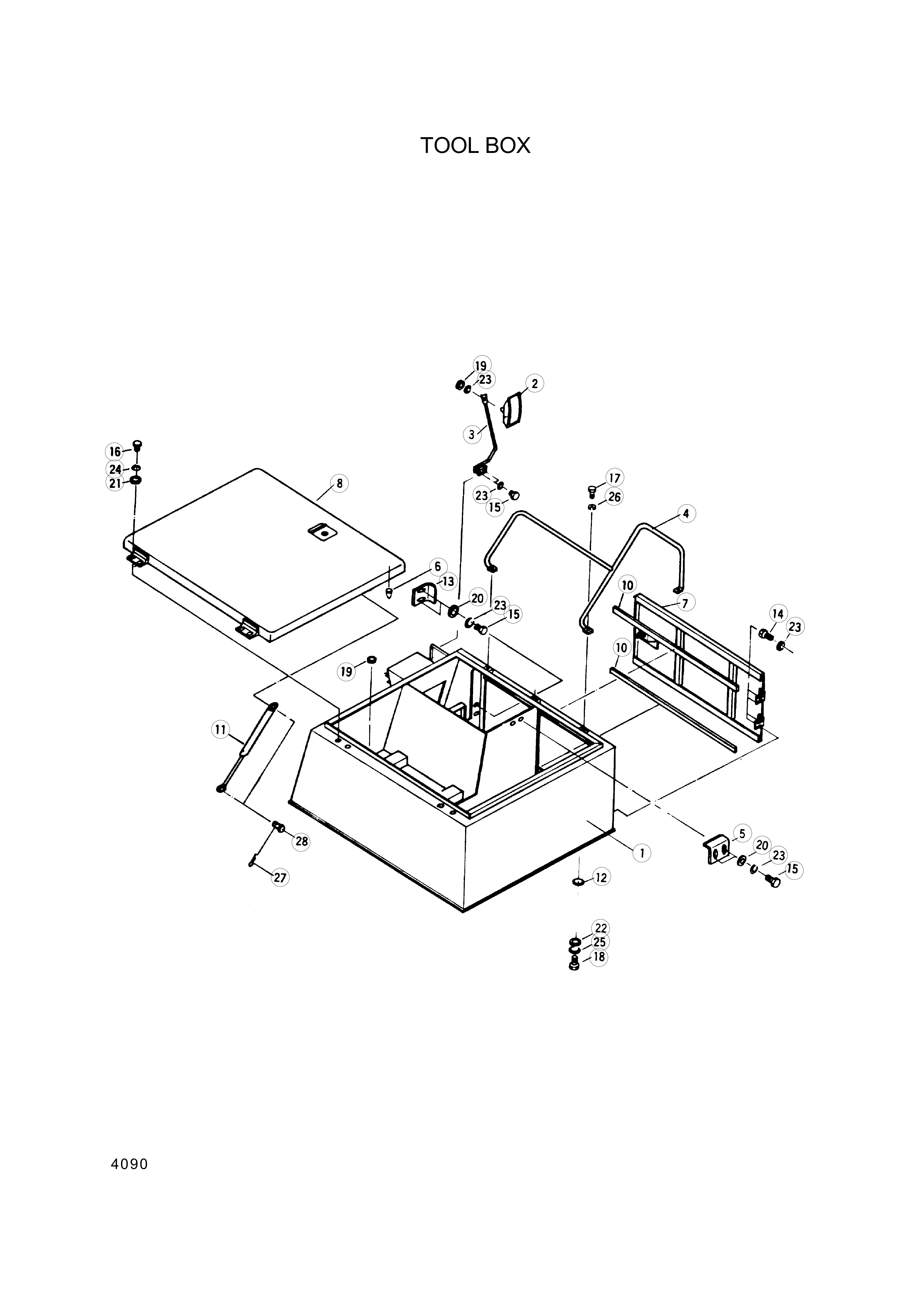 Technical drawing of Hyundai Construction Equipment S403-202004 WASHER-PLAIN with dimensions and layout
