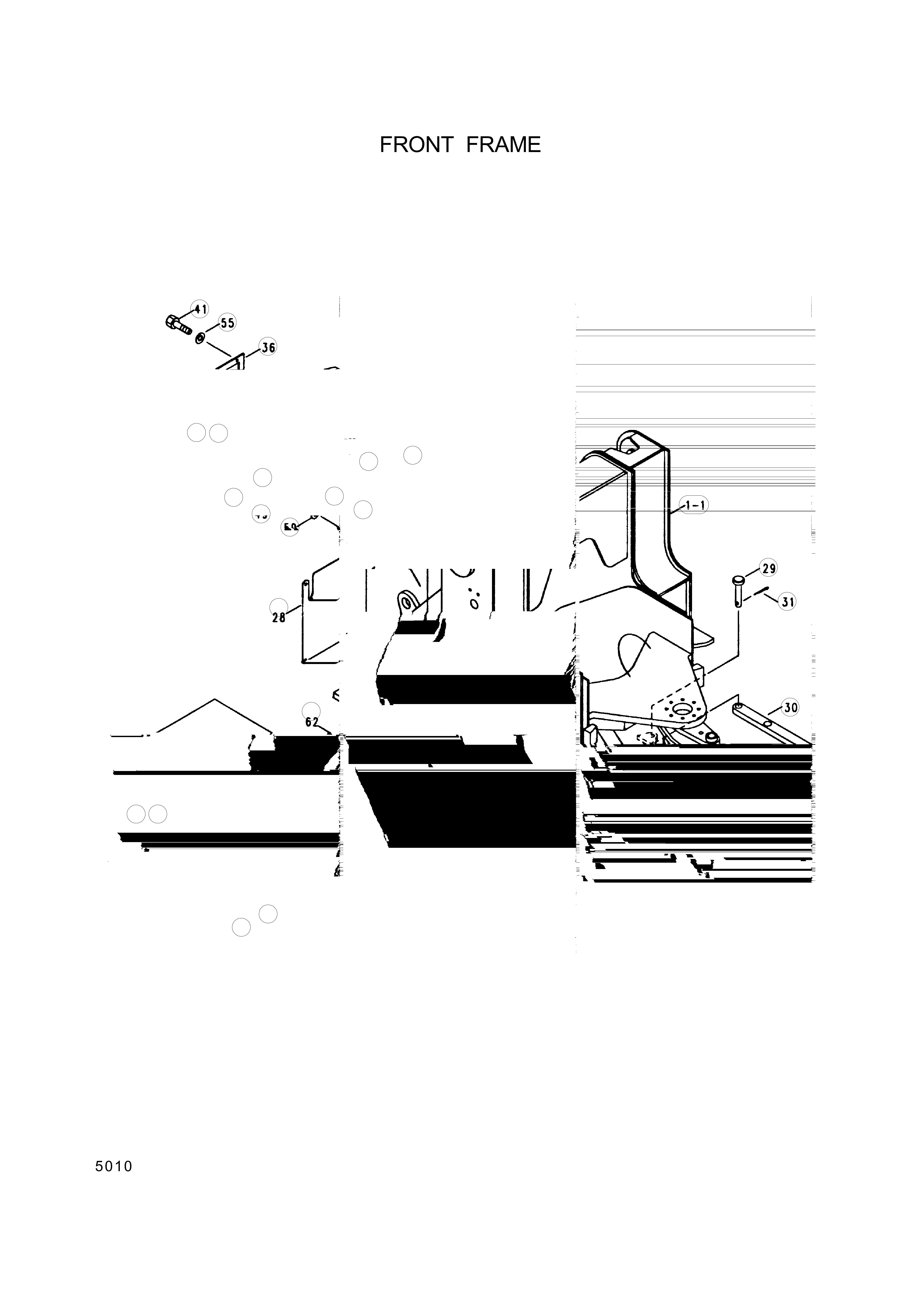 drawing for Hyundai Construction Equipment 71L4-5021 - BAR-SAFETY