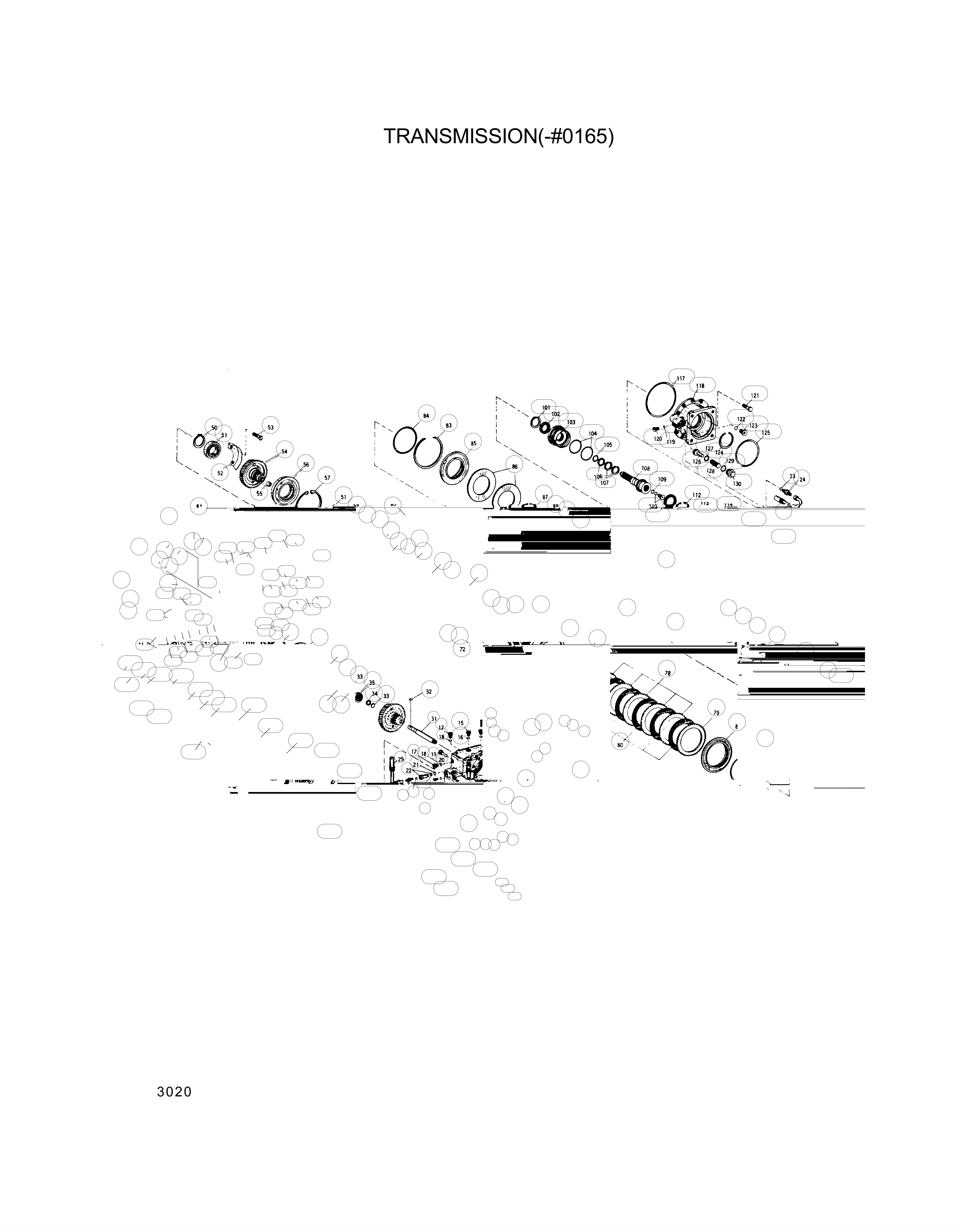 Technical drawing of Hyundai Construction Equipment 0630-502-032 RING-RETAINER with dimensions and layout (figure 3)