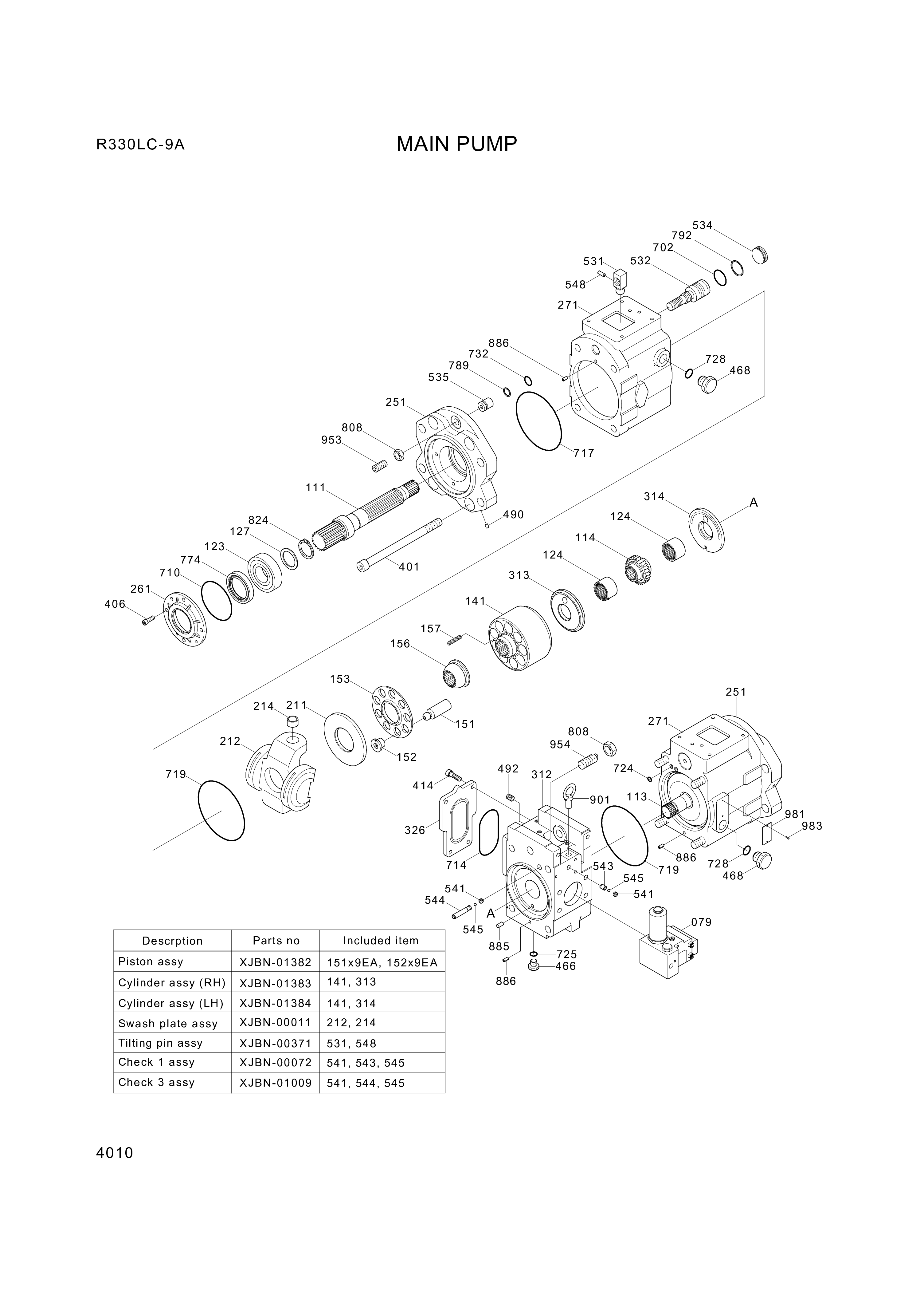 drawing for Hyundai Construction Equipment XJBN-01009 - VALVE ASSY-CHECK 3
