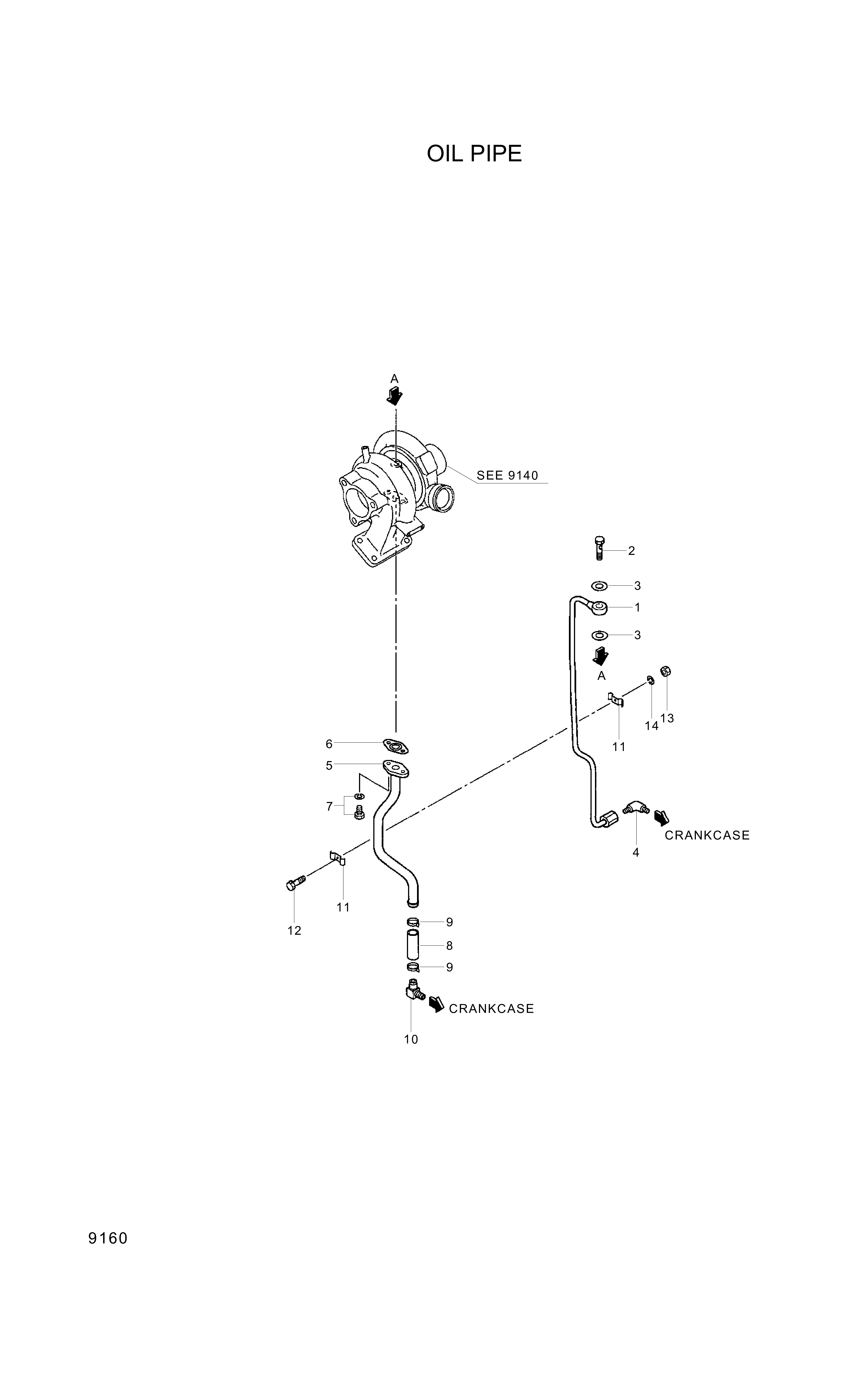 drawing for Hyundai Construction Equipment F4656-06000 - ELBOW