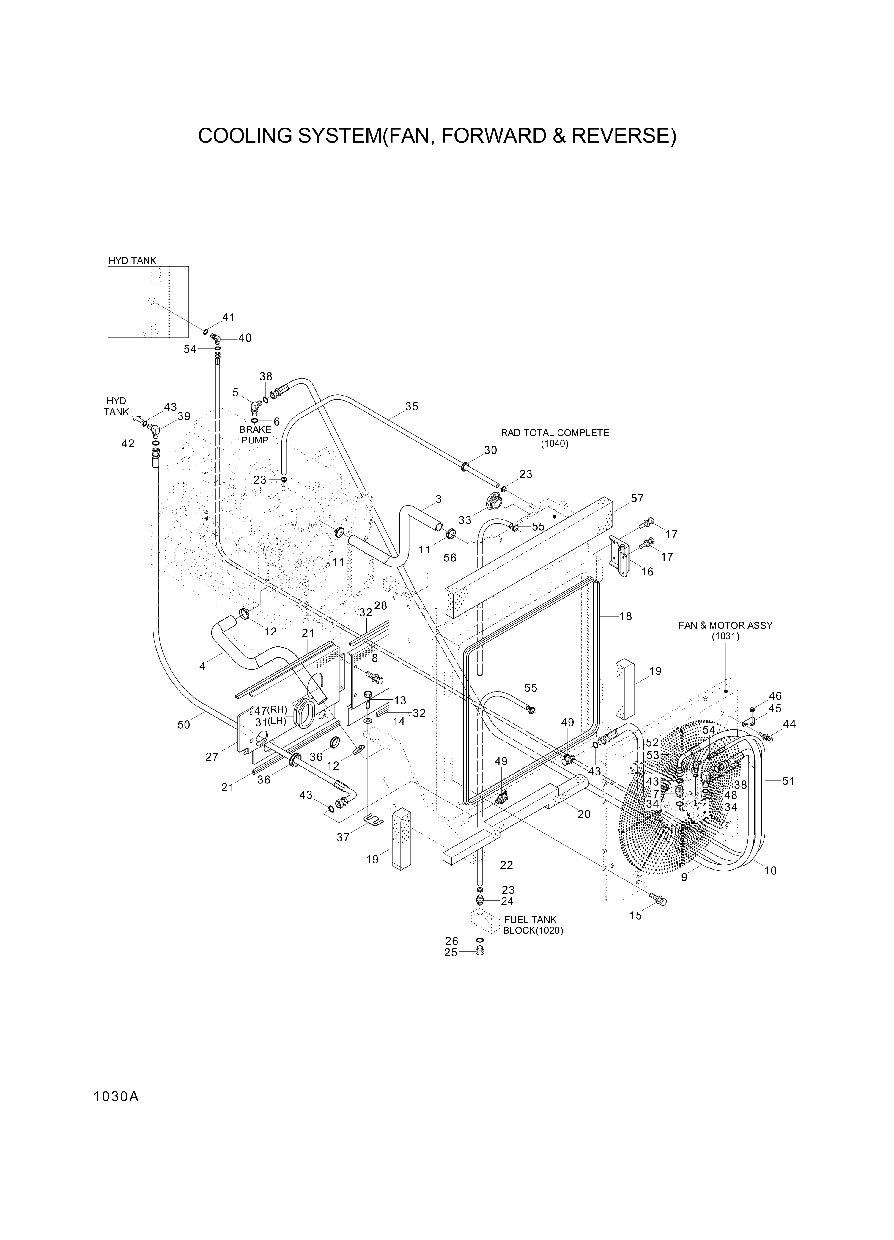 drawing for Hyundai Construction Equipment P930-122041 - HOSE ASSY-ORFS&THD