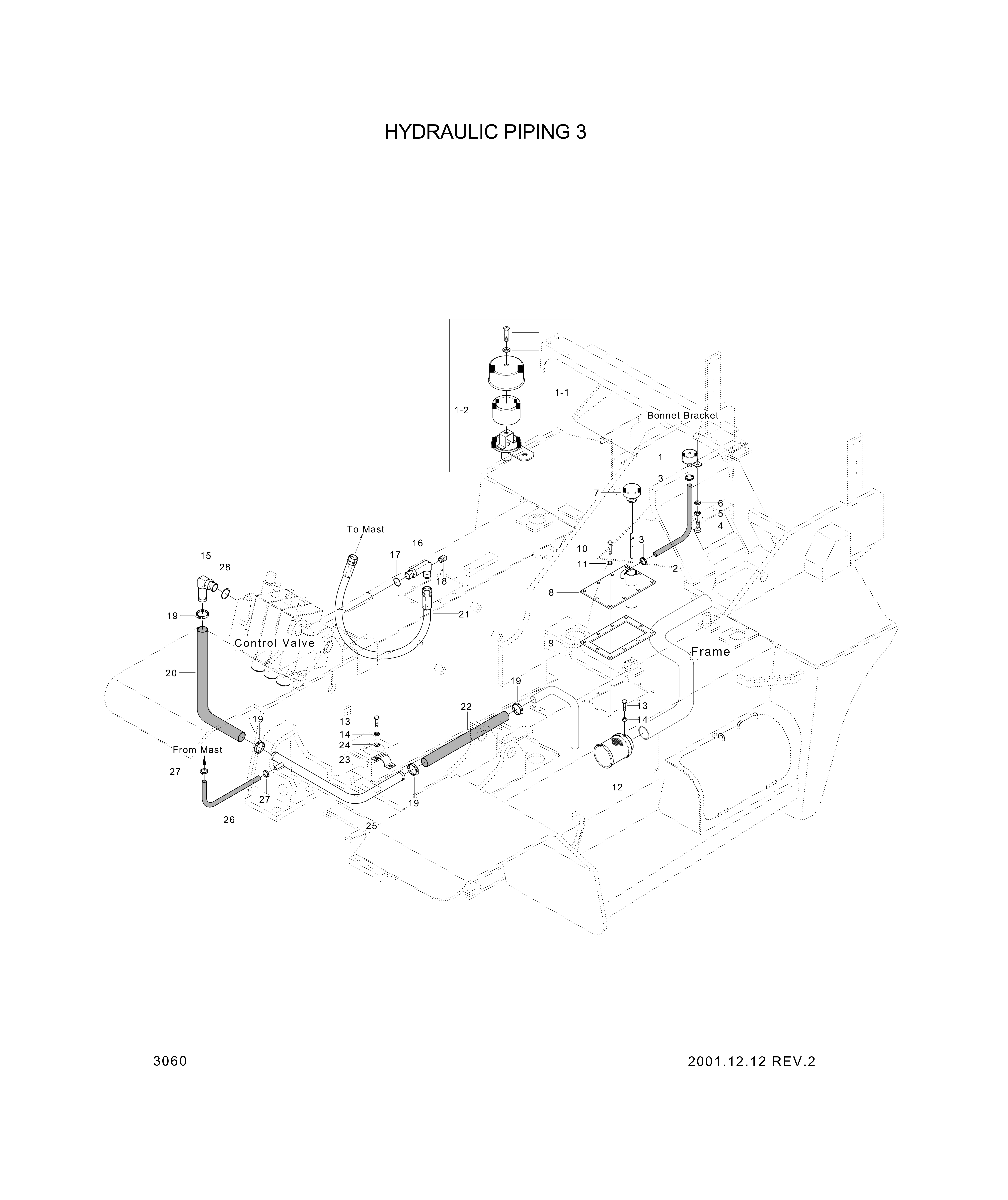 drawing for Hyundai Construction Equipment Q102074000 - GASKET