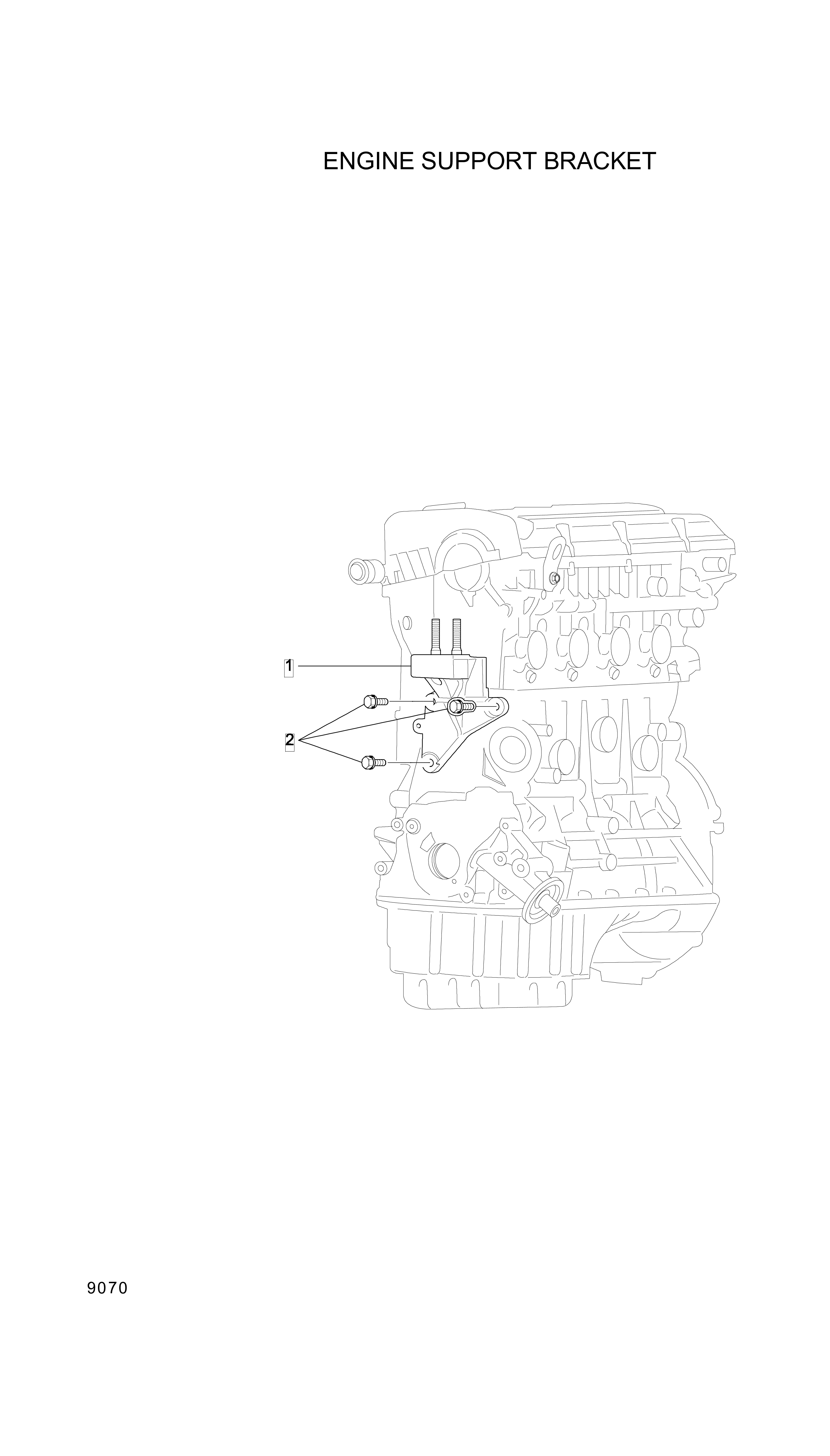 drawing for Hyundai Construction Equipment 11234-10301 - Bolt-W/Washer