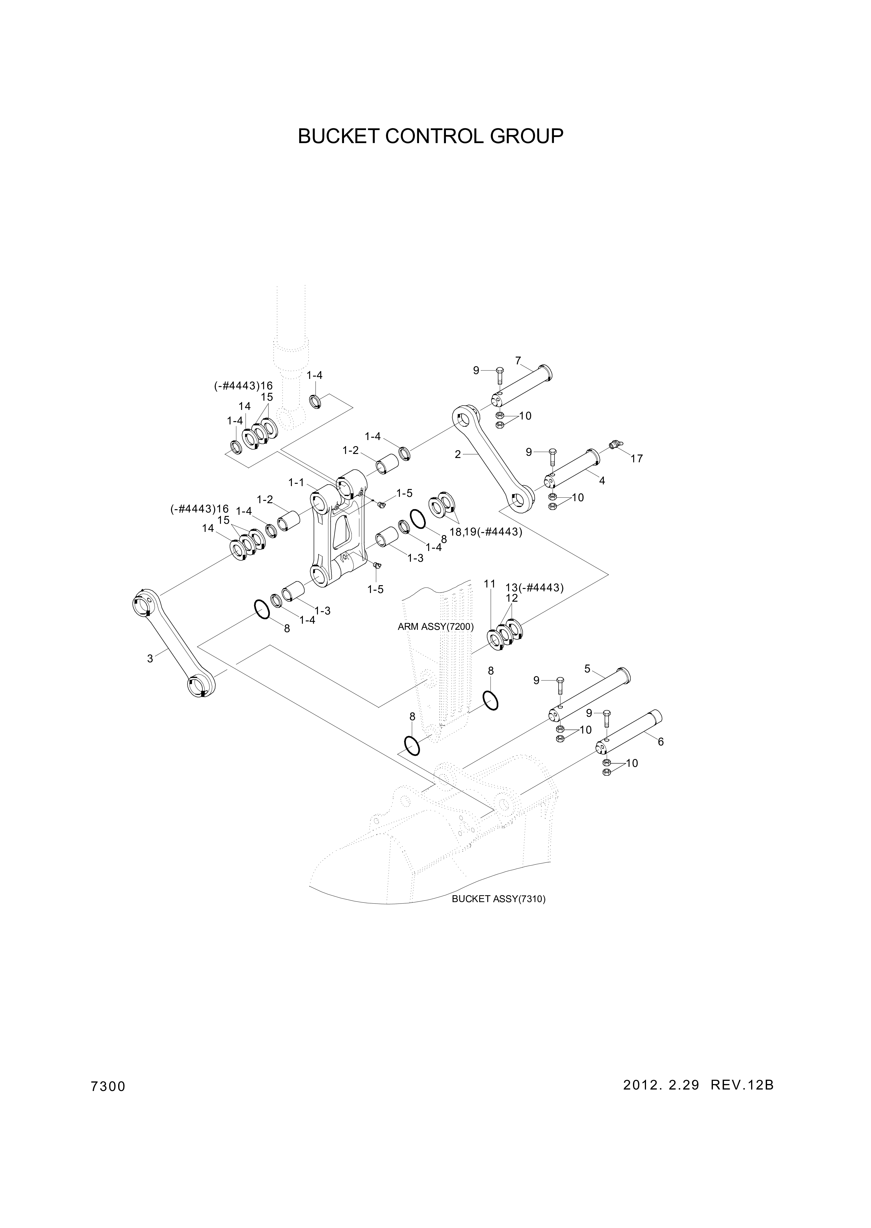 drawing for Hyundai Construction Equipment 61N6-11101-AS - PIN-JOINT