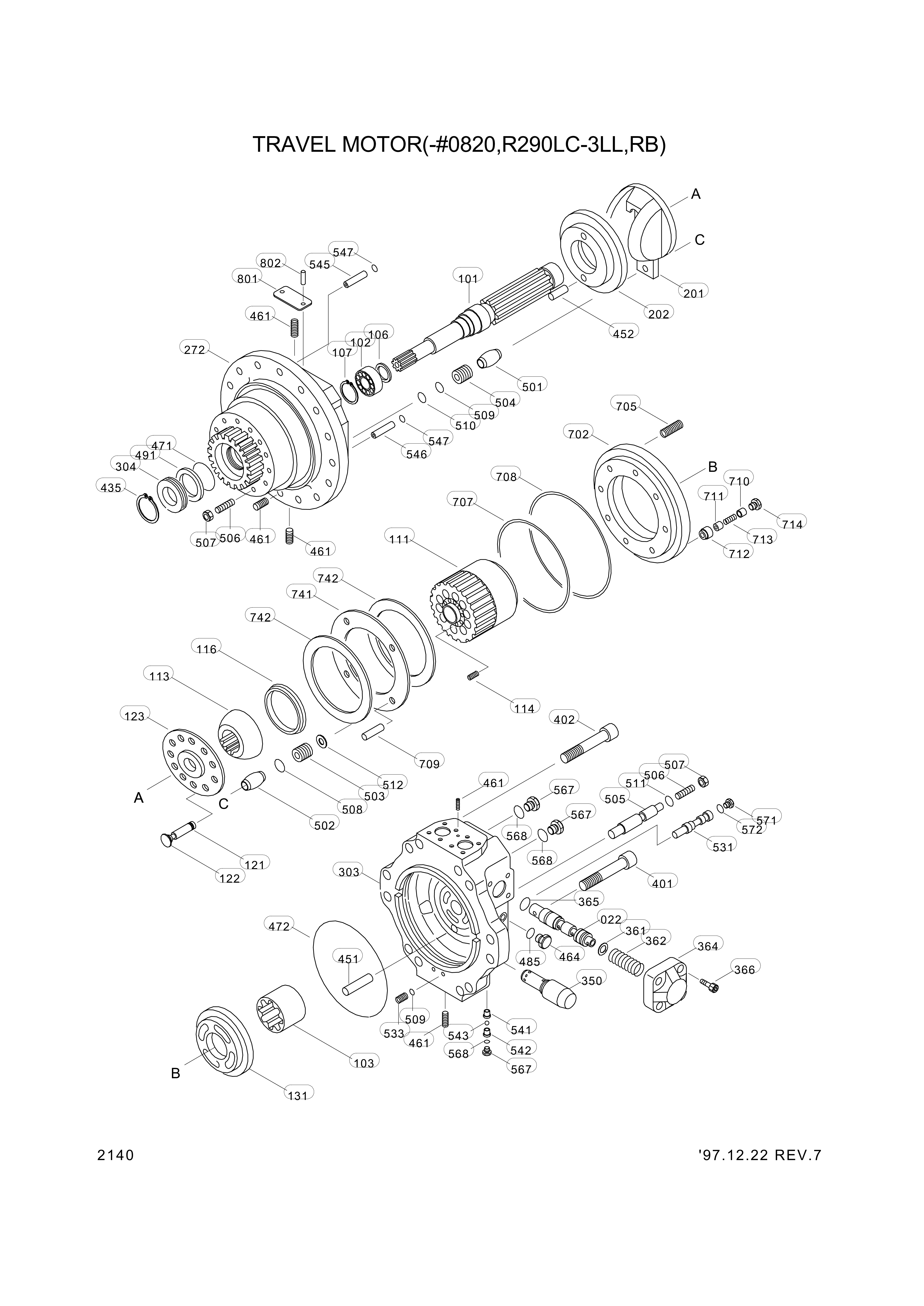 drawing for Hyundai Construction Equipment PJR1524 - PIN-1