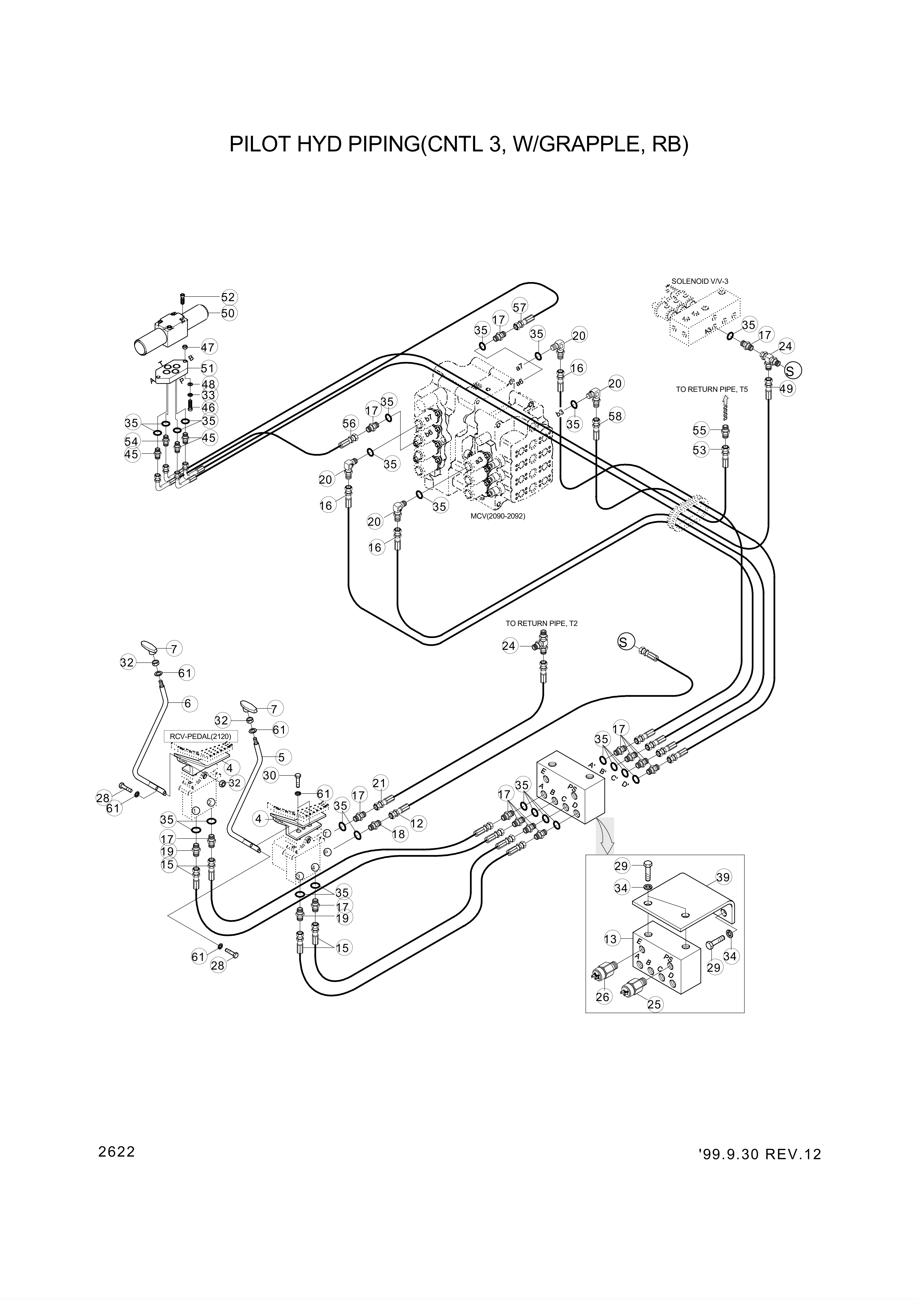 drawing for Hyundai Construction Equipment 9402747 - CONNECTOR