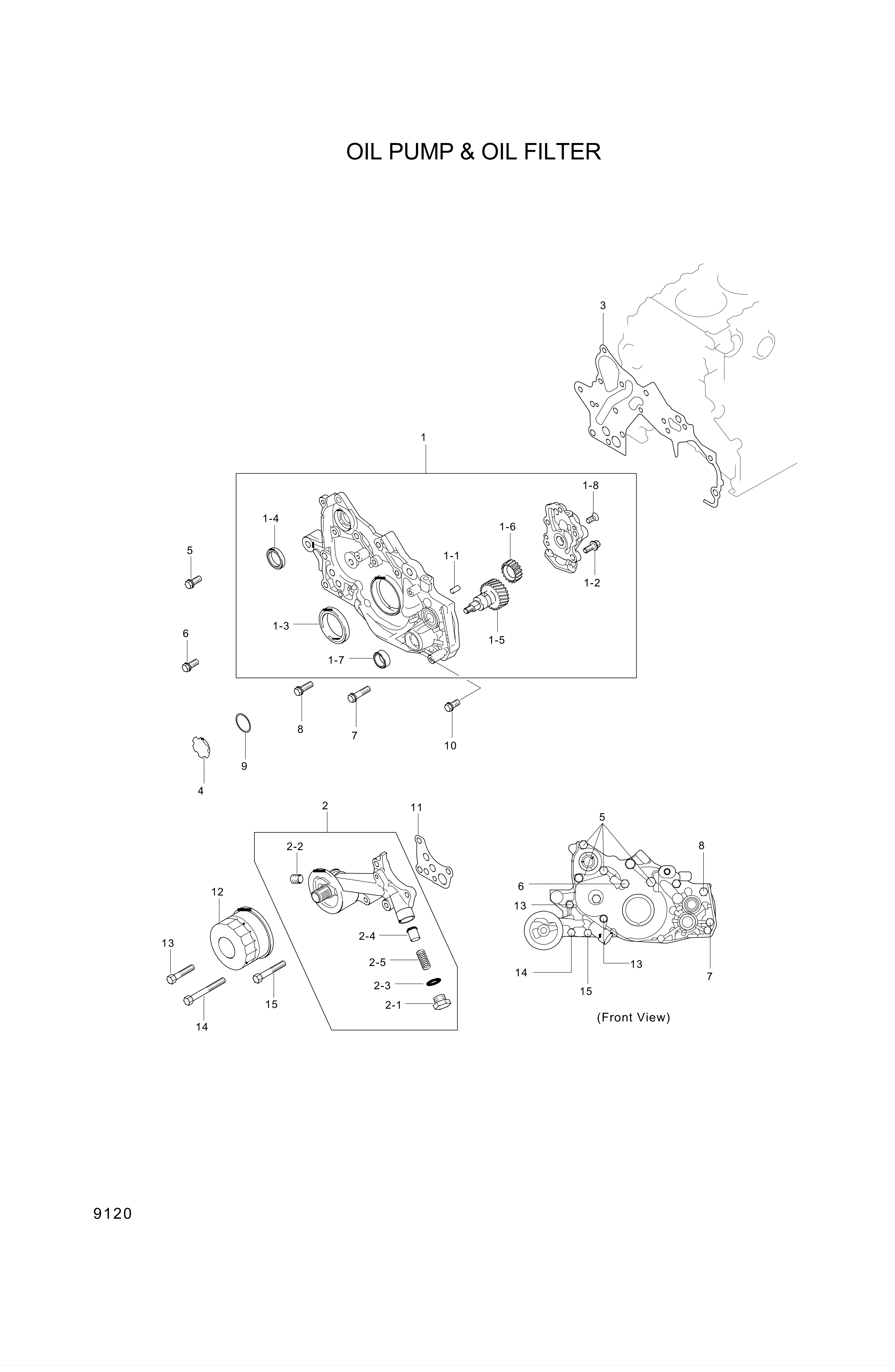 drawing for Hyundai Construction Equipment MD360935 - FILTER-OIL