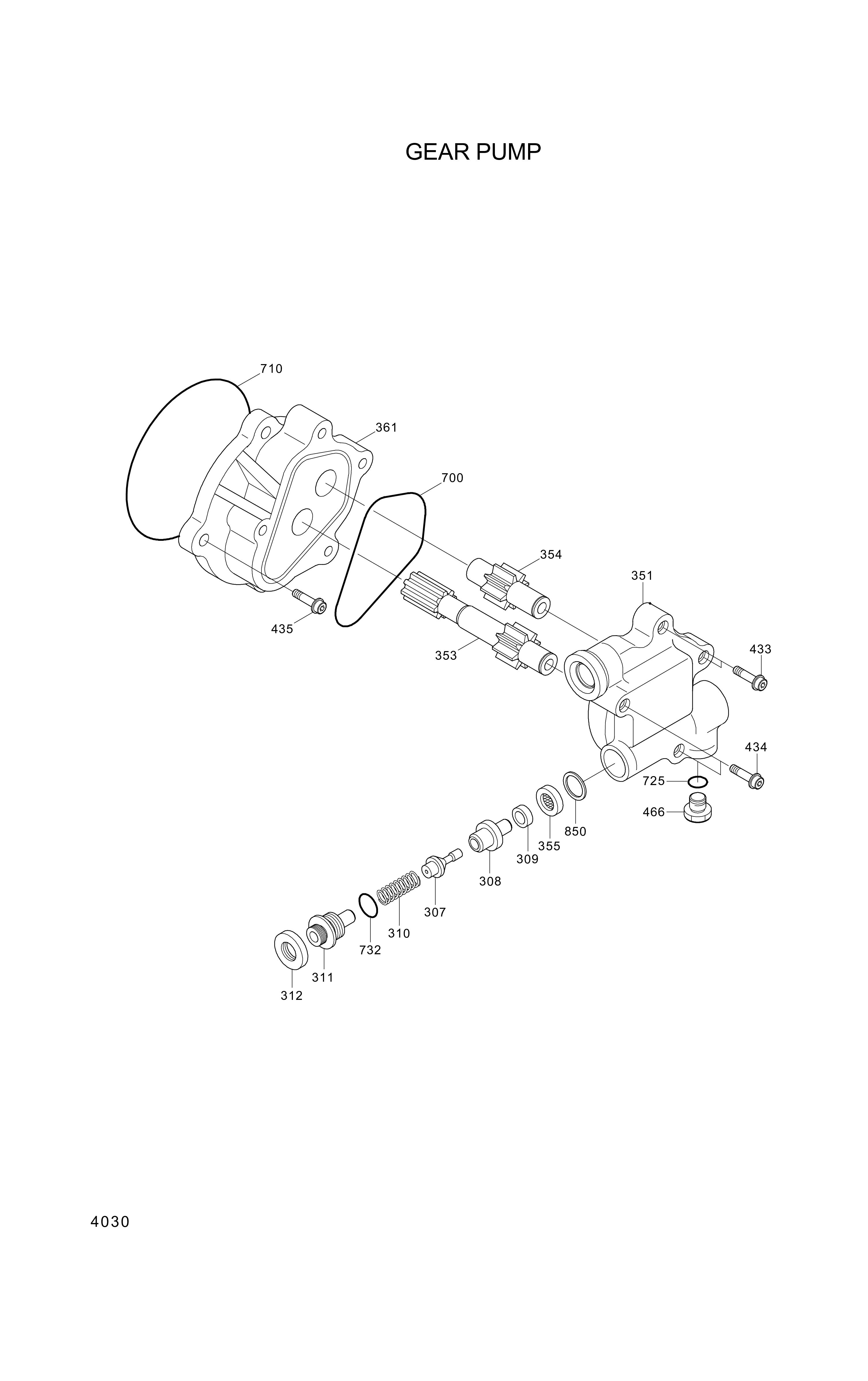 XJBN-00929 Hyundai Construction Equipment PUMP ASSY-GEAR