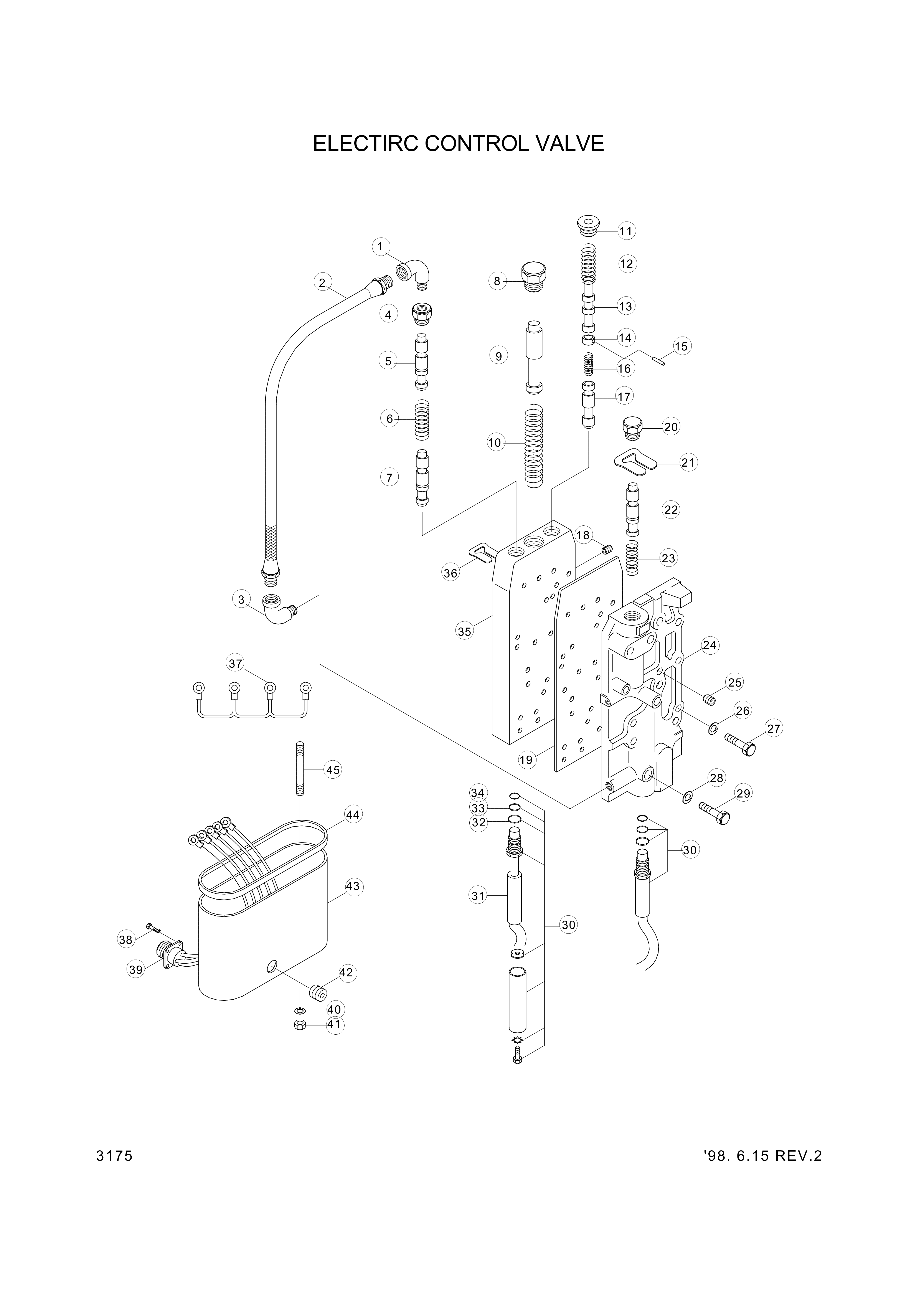 drawing for Hyundai Construction Equipment YBAA-01221 - PLUG