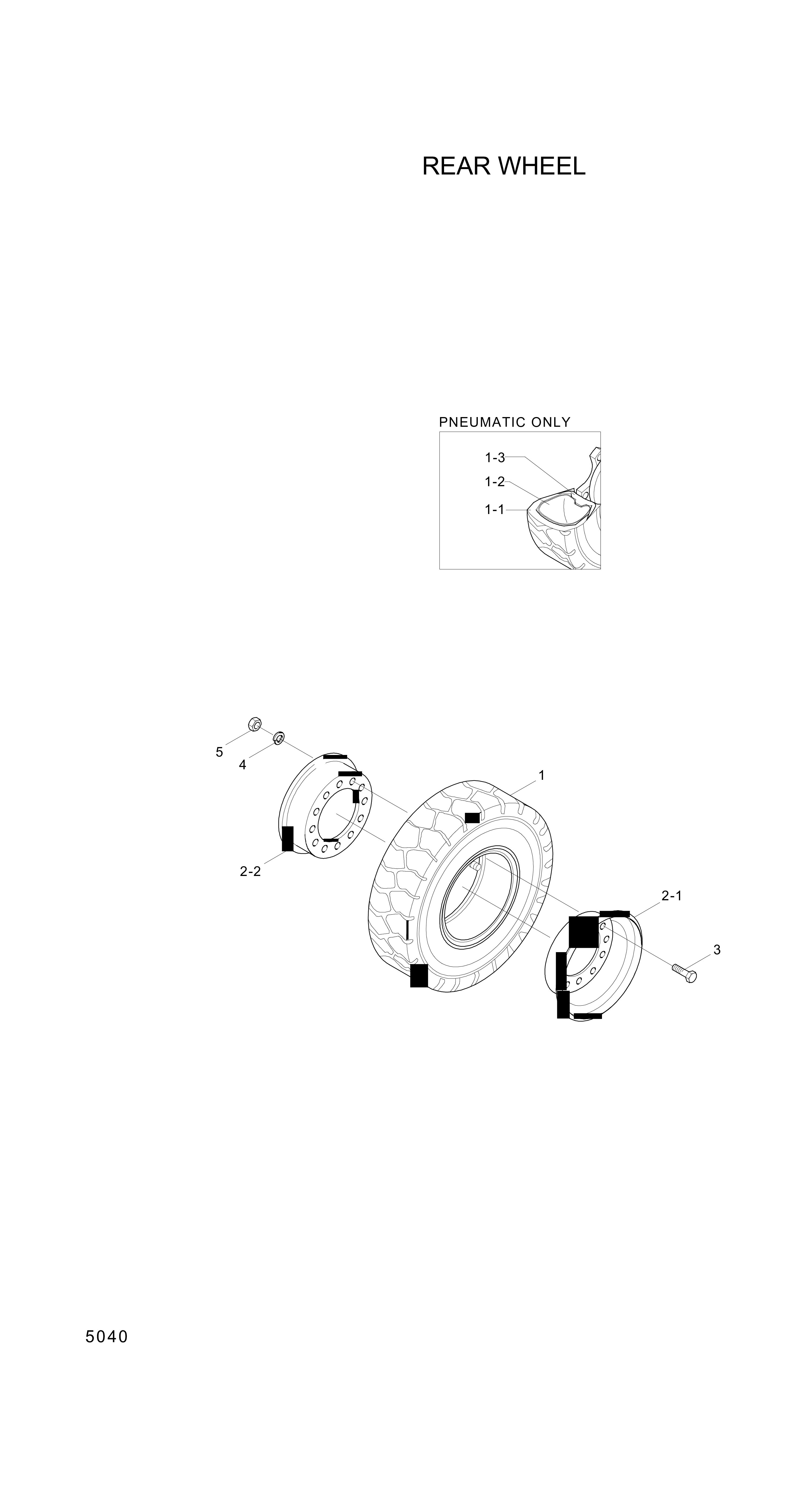 Technical drawing of Hyundai Construction Equipment S206-121002 NUT-HEX with dimensions and layout (figure 3)