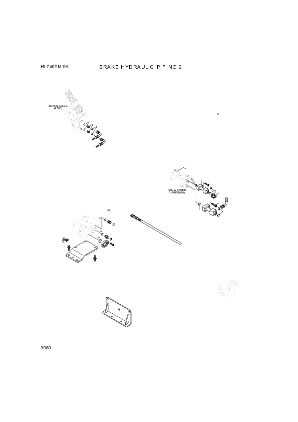 drawing for Hyundai Construction Equipment P990-124332 - HOSE ASSY-ORFS&FLG