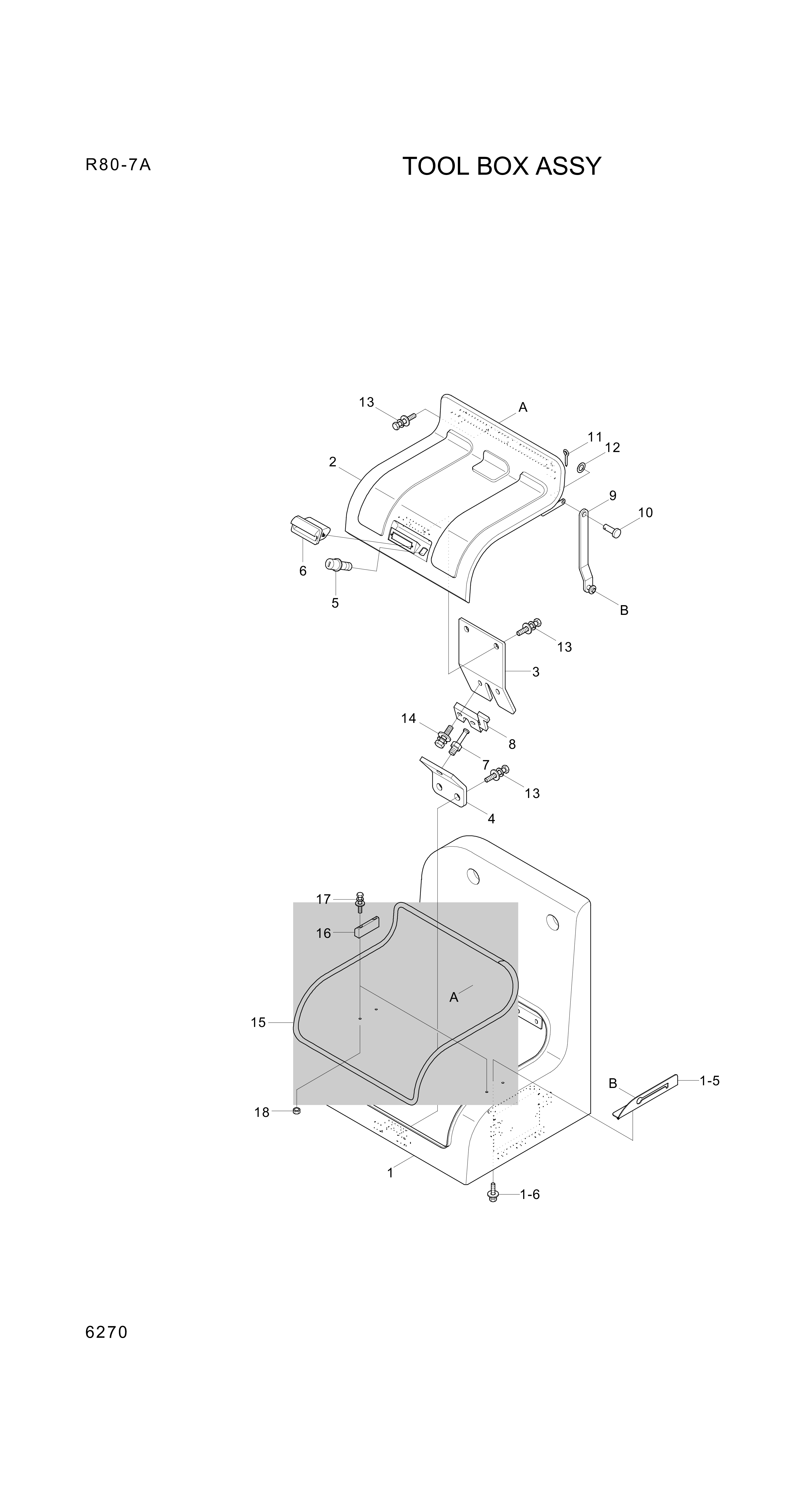 drawing for Hyundai Construction Equipment S275-05000B - NUT-SELF