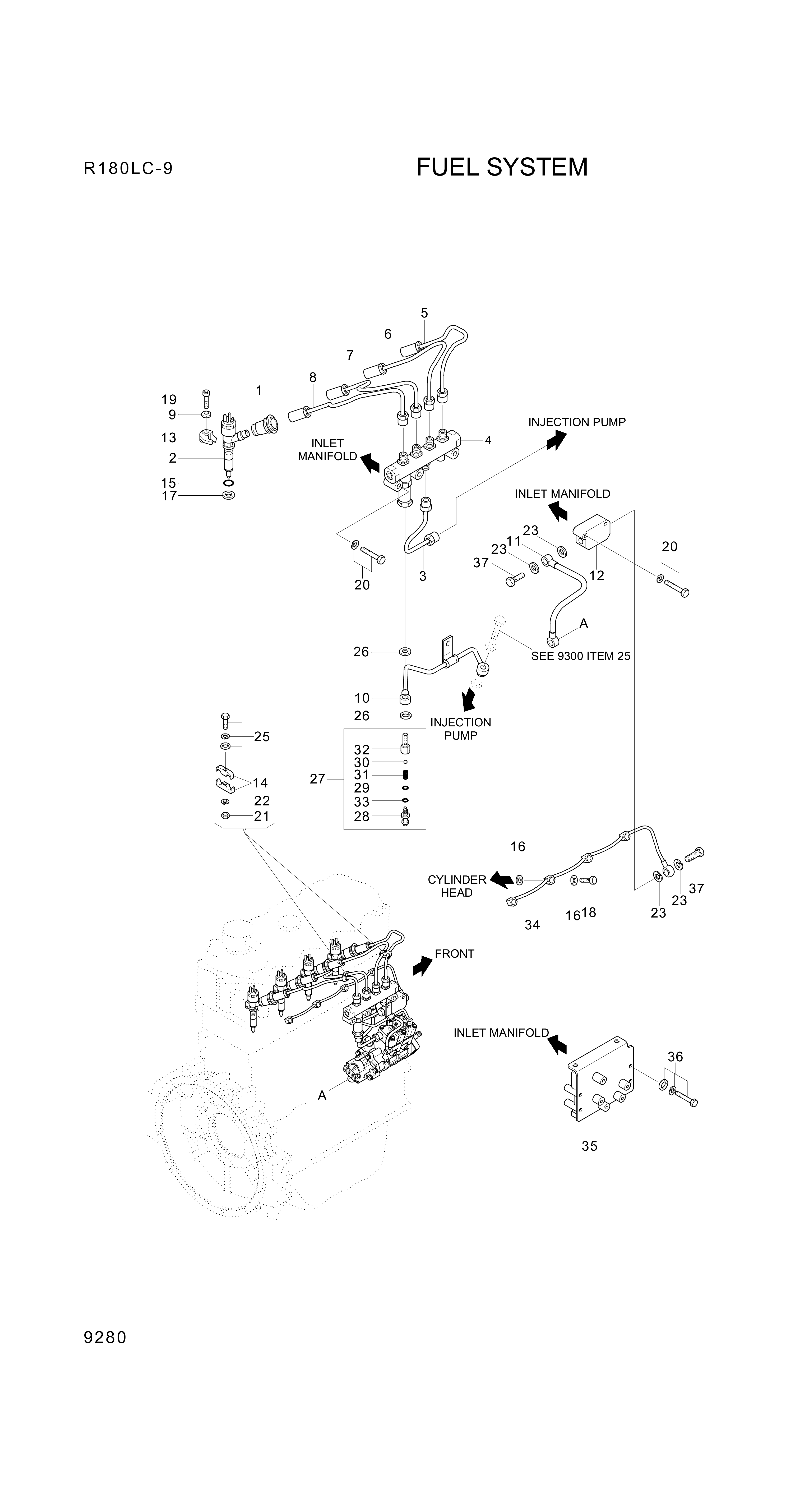 drawing for Hyundai Construction Equipment XJAF-02549 - BOLT-W/WASHER