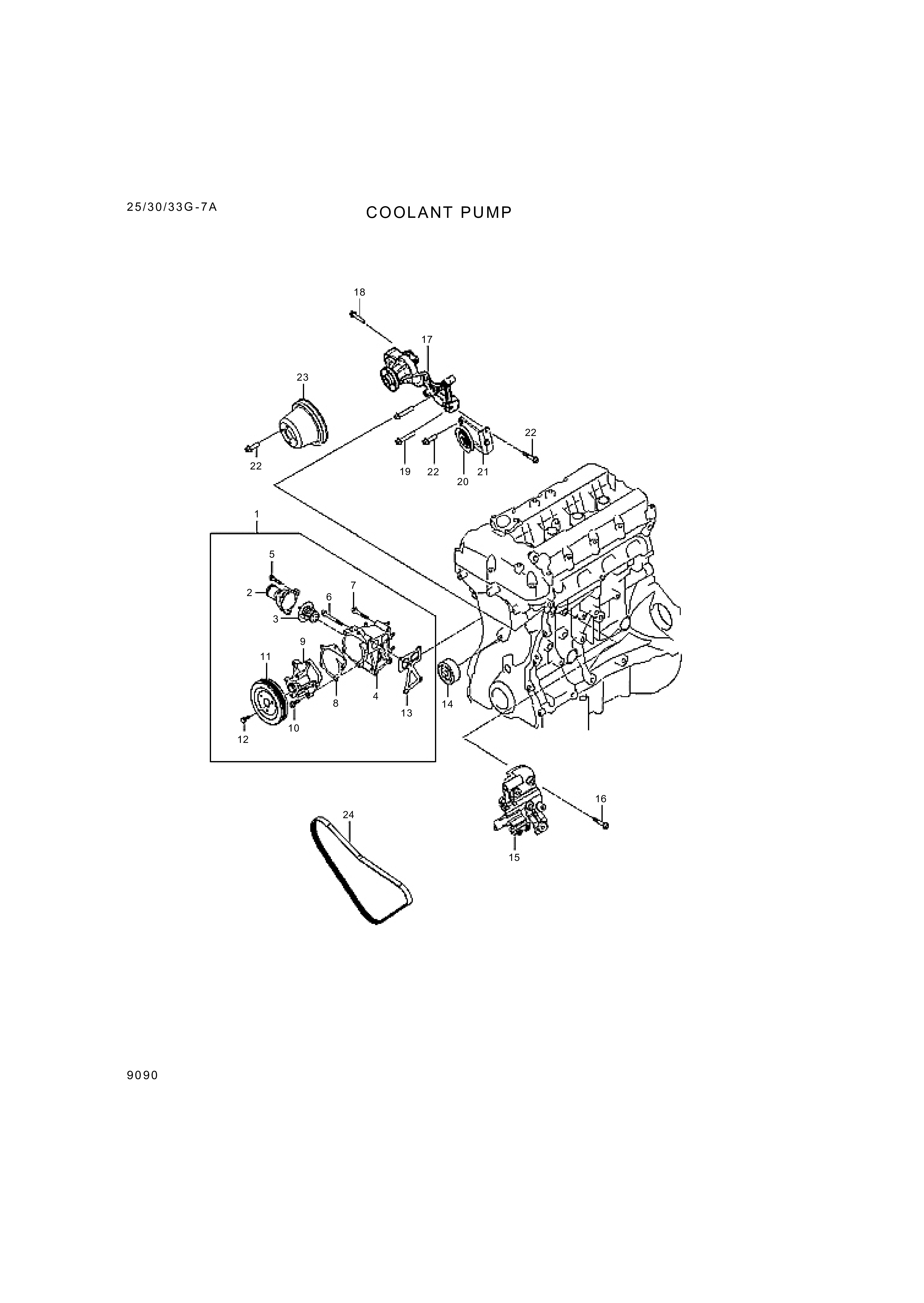 drawing for Hyundai Construction Equipment 11233-06126K - Bolt-Washer Assy
