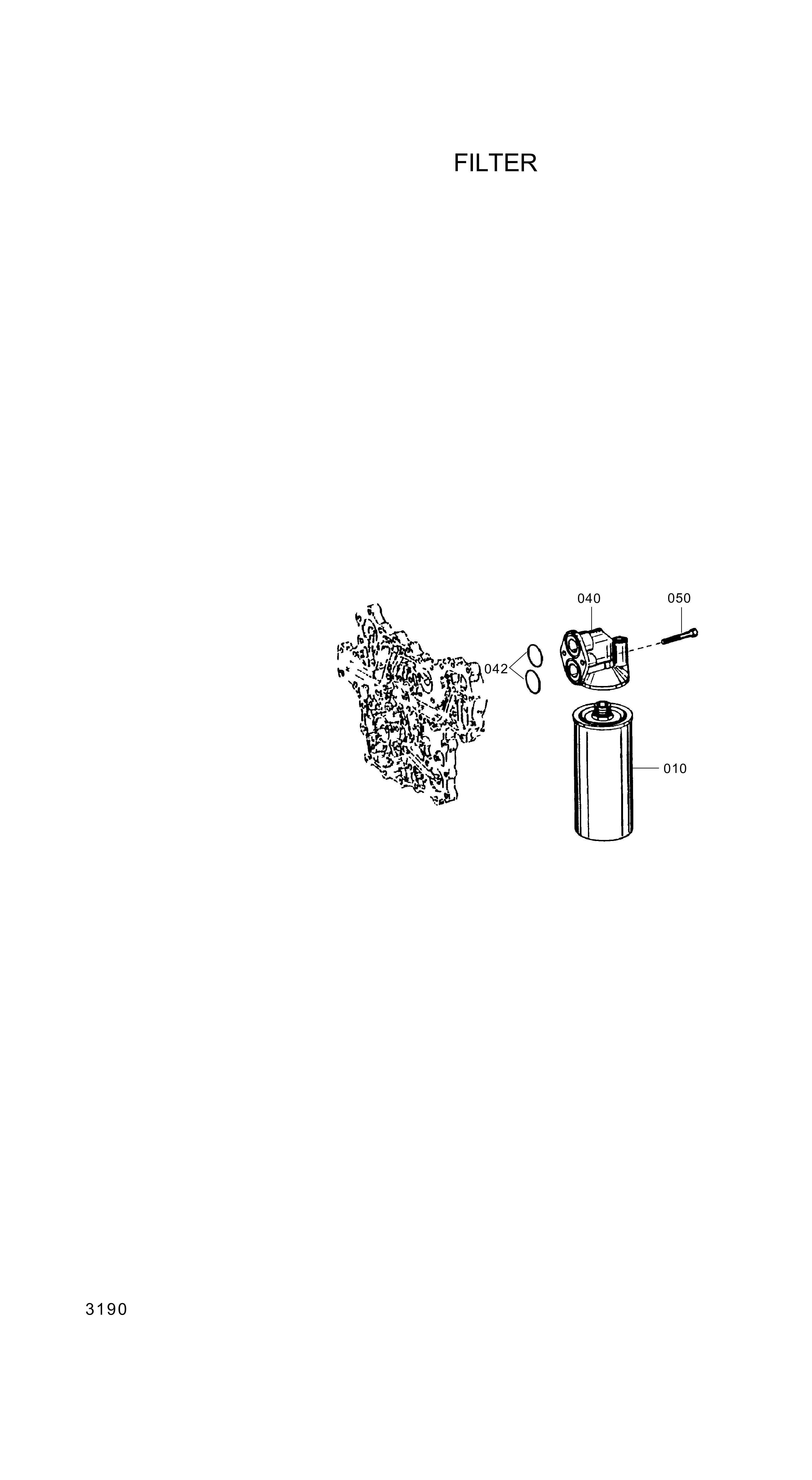 drawing for Hyundai Construction Equipment ZGAQ-02865 - FILTER-TRANSMISSION