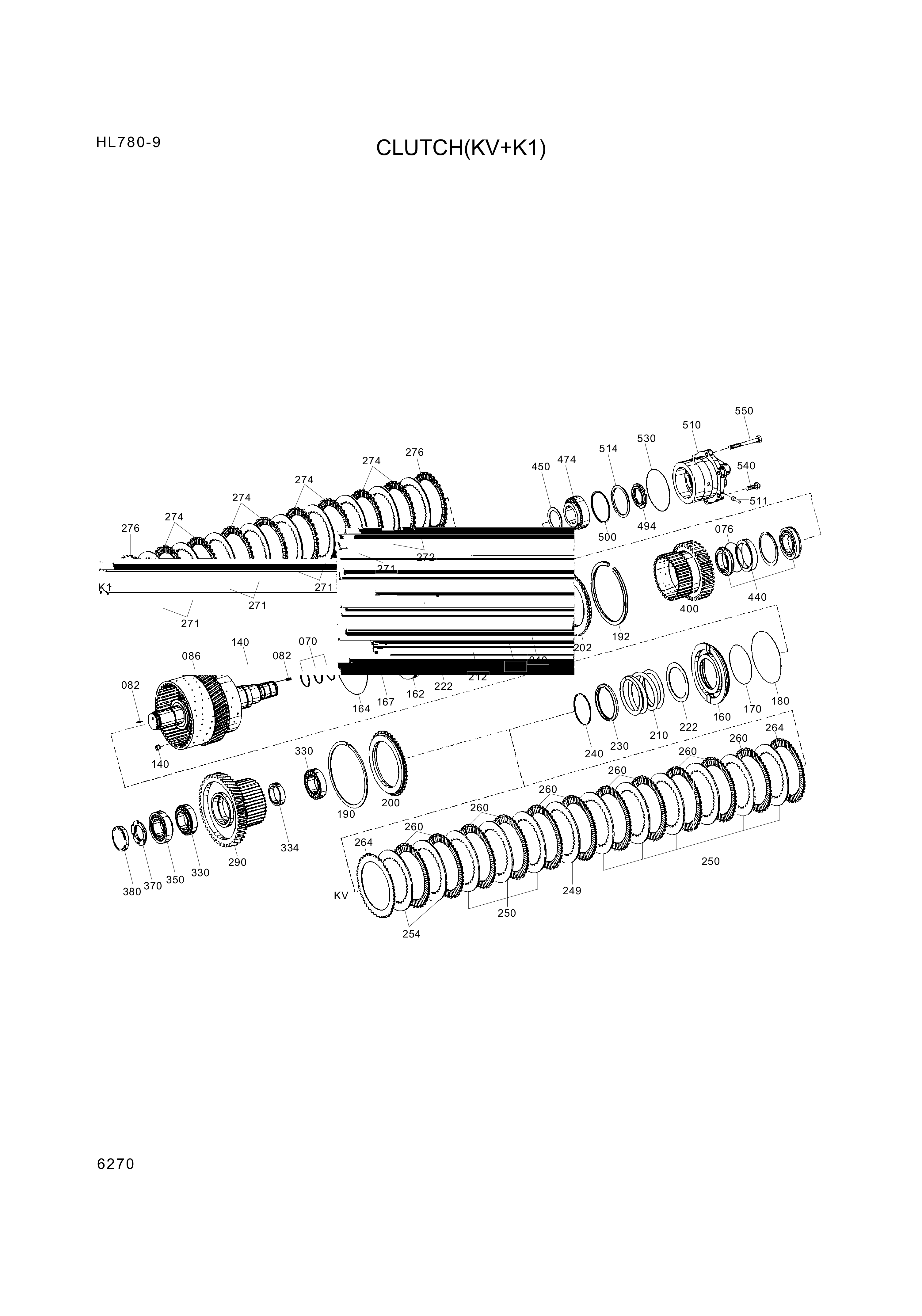 drawing for Hyundai Construction Equipment ZGAQ-00344 - COVER-CLUTCH