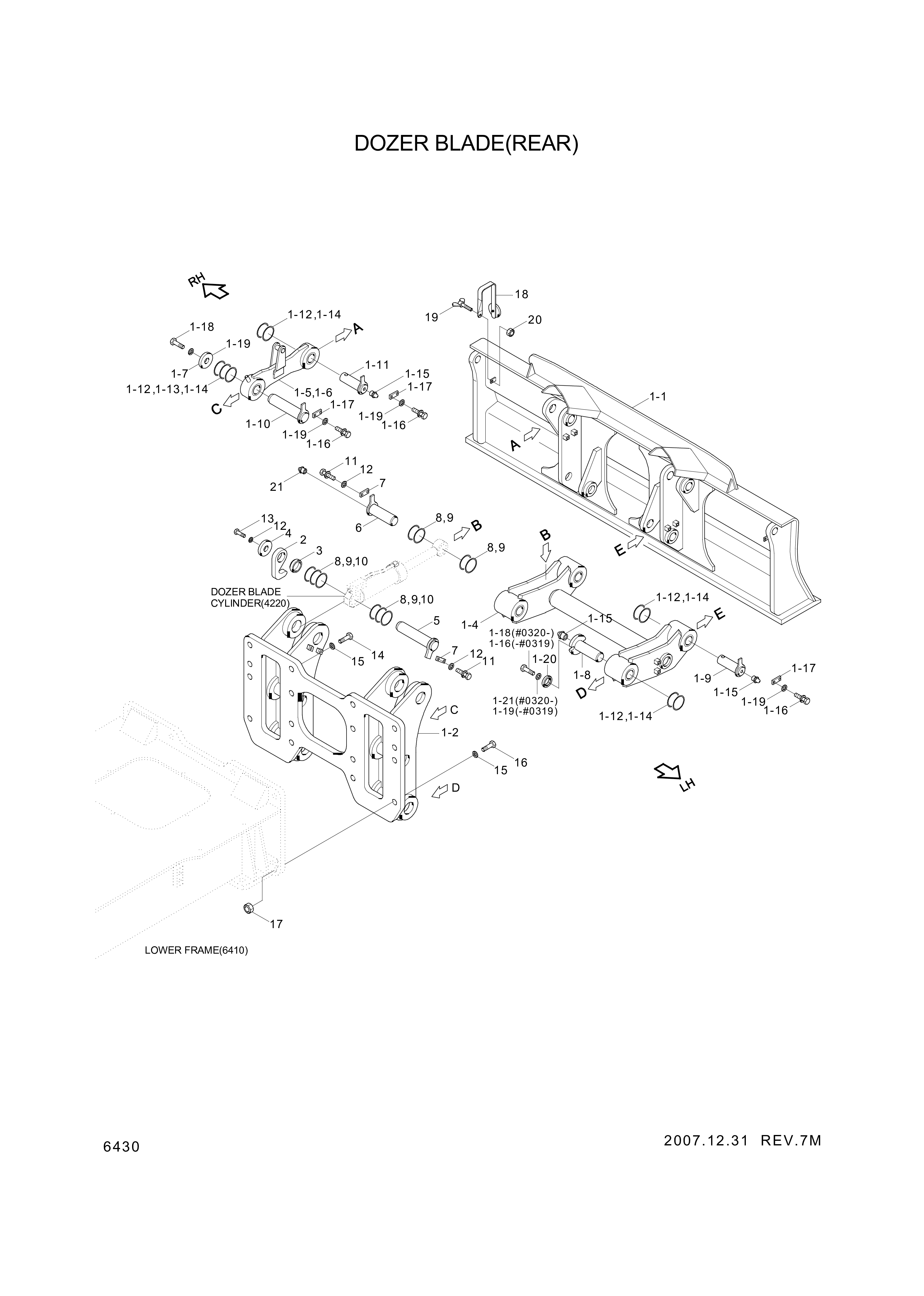 Technical drawing of Hyundai Construction Equipment S206-30100V NUT-HEX with dimensions and layout (figure 2)