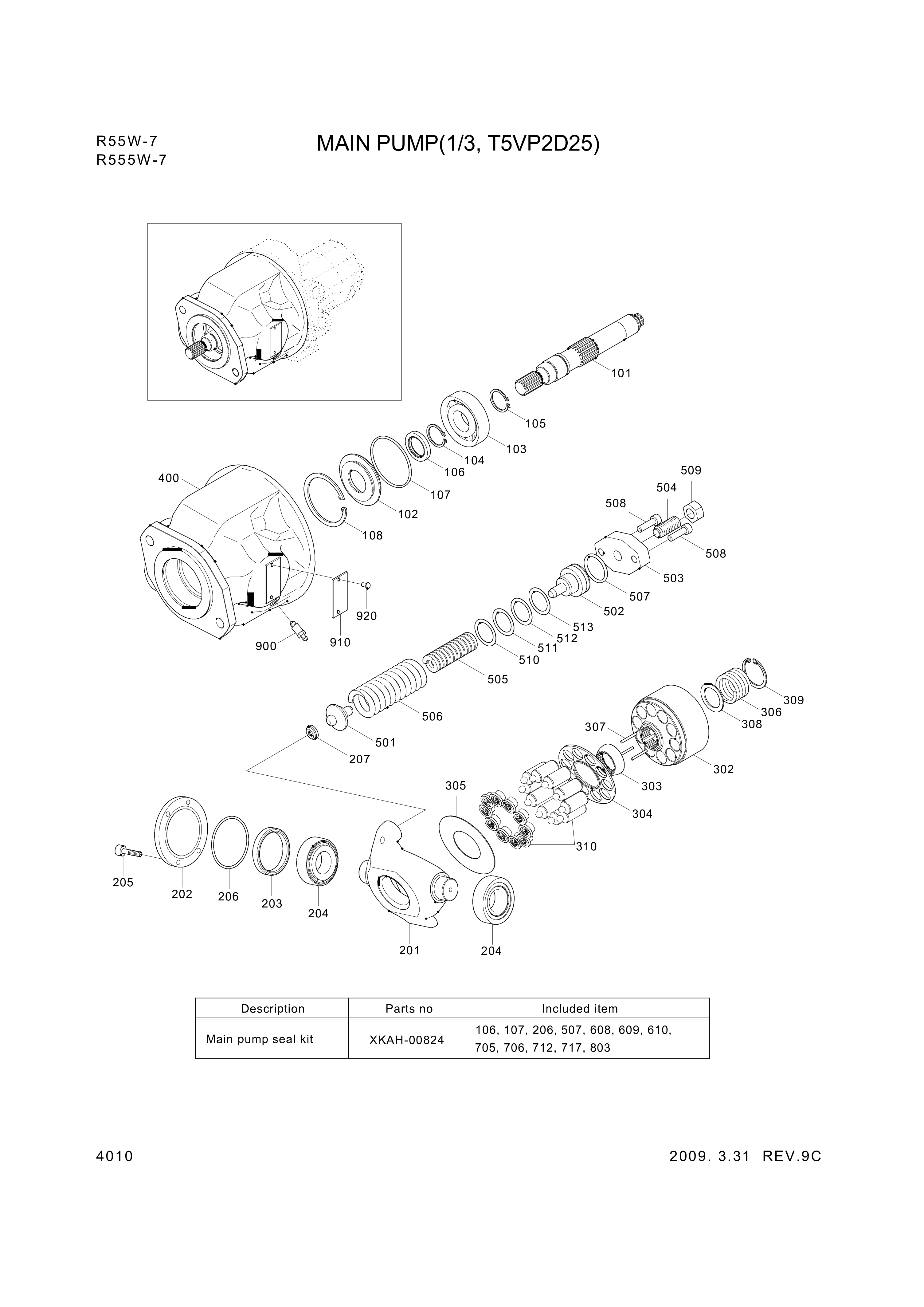 Technical drawing of Hyundai Construction Equipment XKAH-00676 SEAT-SPRING with dimensions and layout (figure 2)