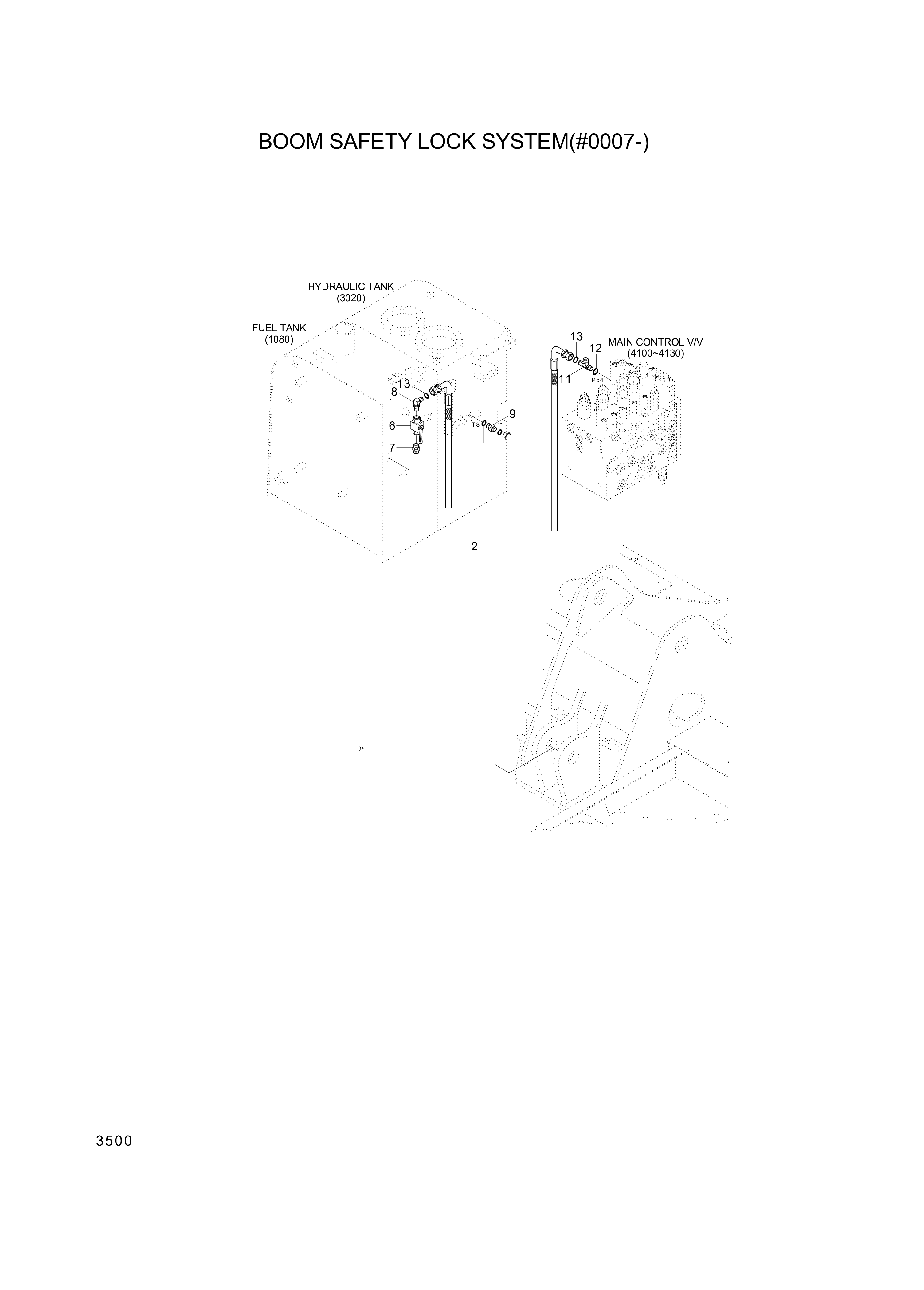 drawing for Hyundai Construction Equipment P930-042052 - HOSE ASSY-ORFS&THD