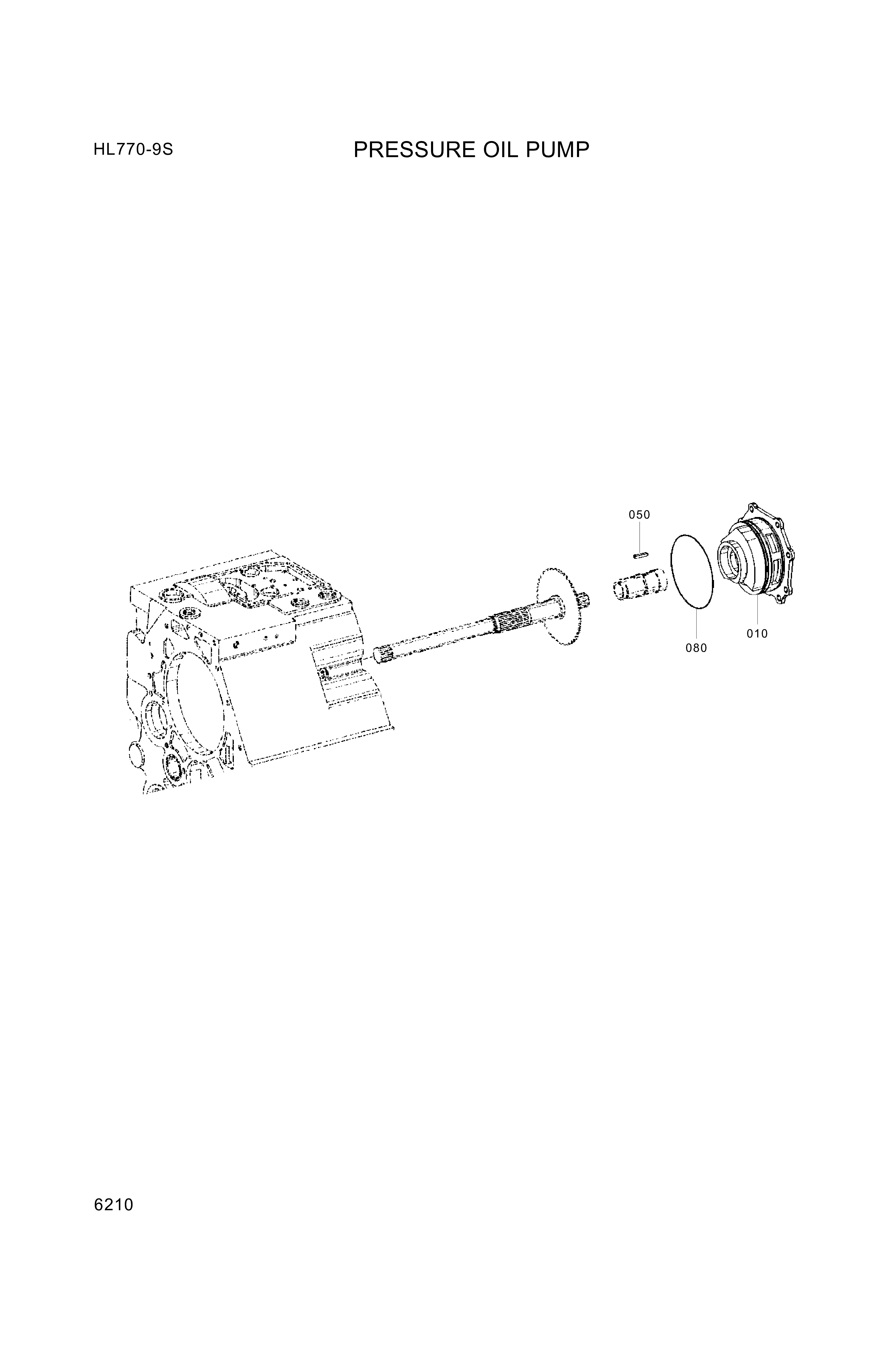 drawing for Hyundai Construction Equipment ZGAQ-00643 - PUMP ASSY-GEAR