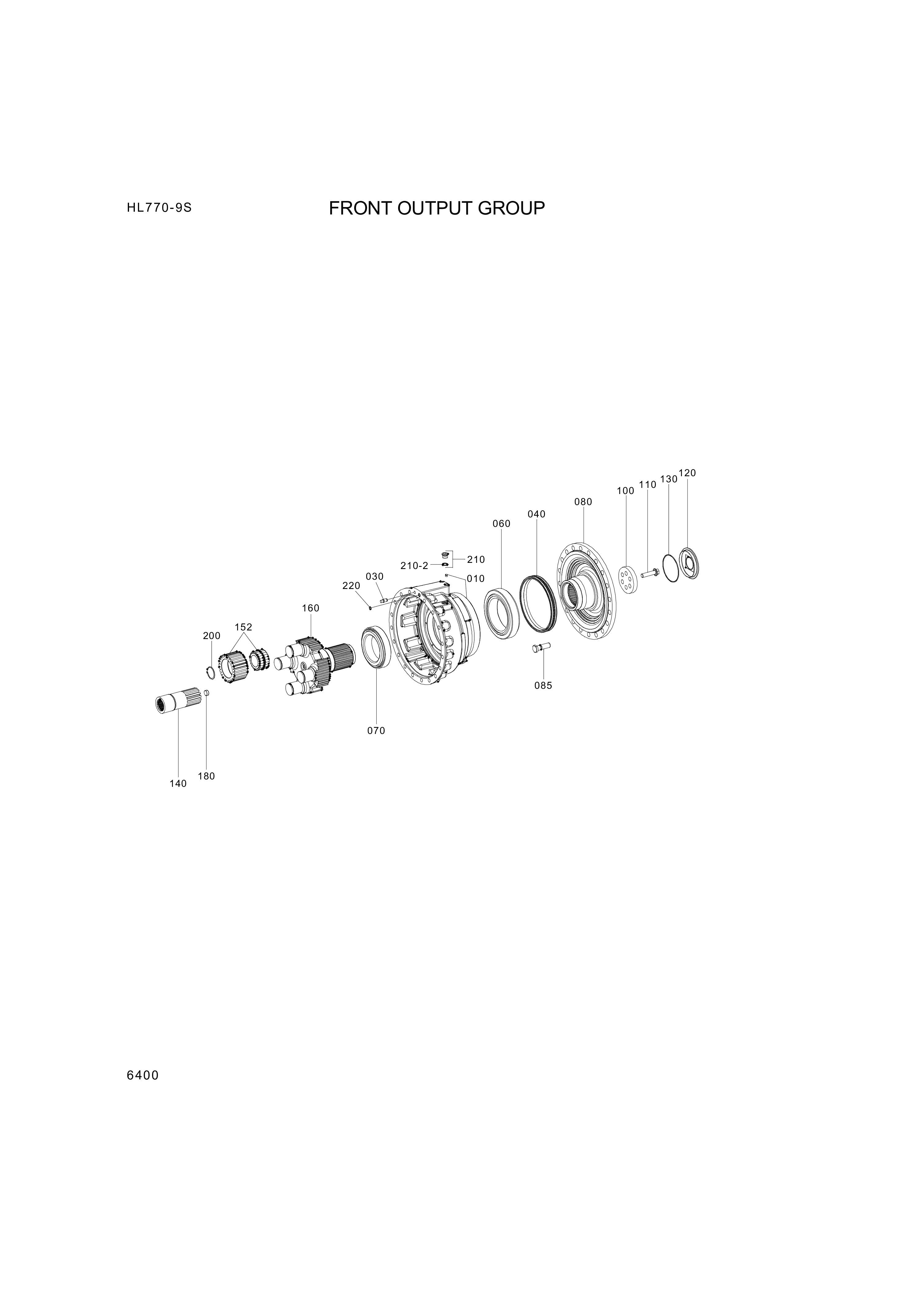 drawing for Hyundai Construction Equipment ZGAQ-03743 - BEARING-TAPERROLLER