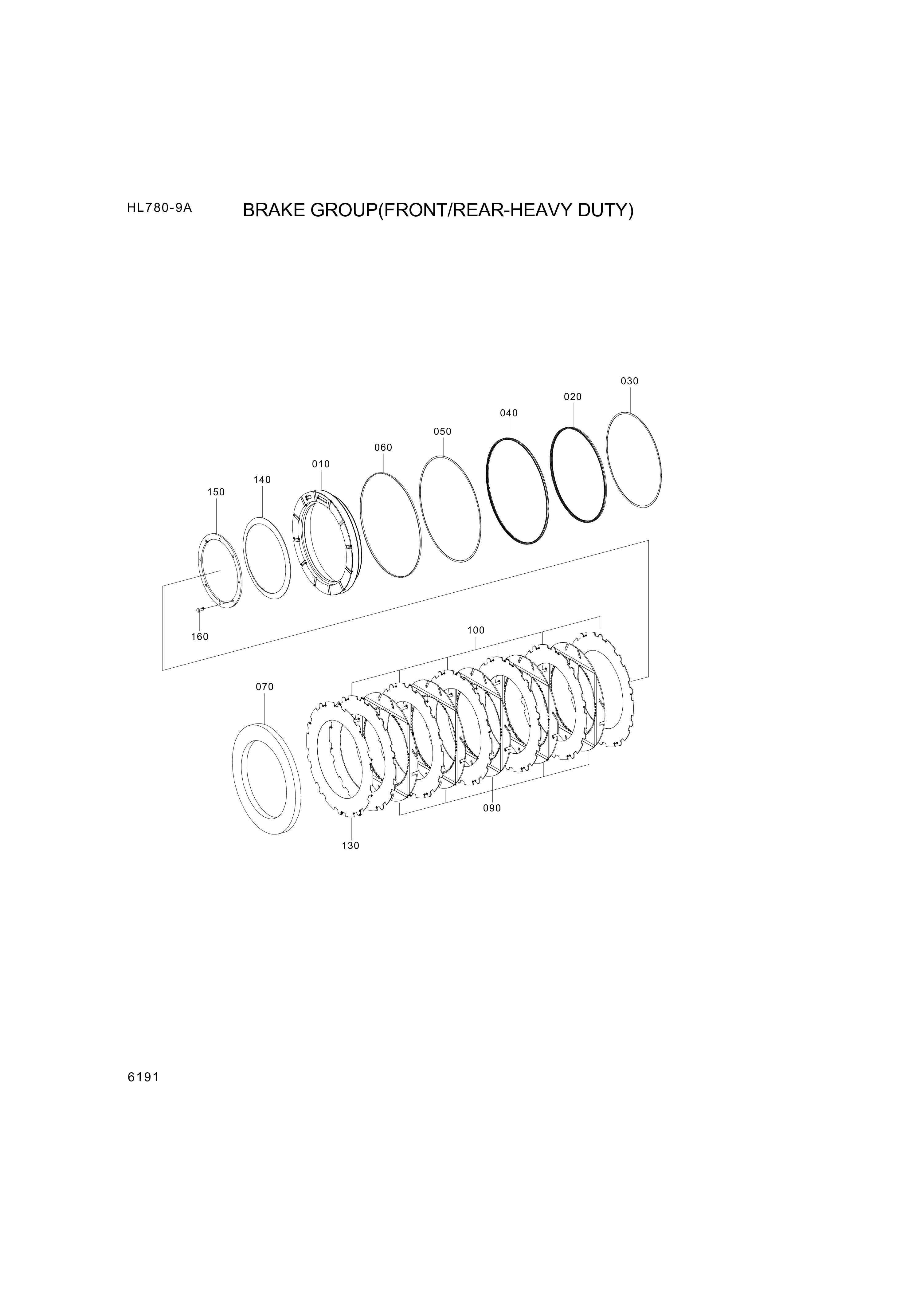 drawing for Hyundai Construction Equipment ZGAQ-03757 - RING-BACKUP