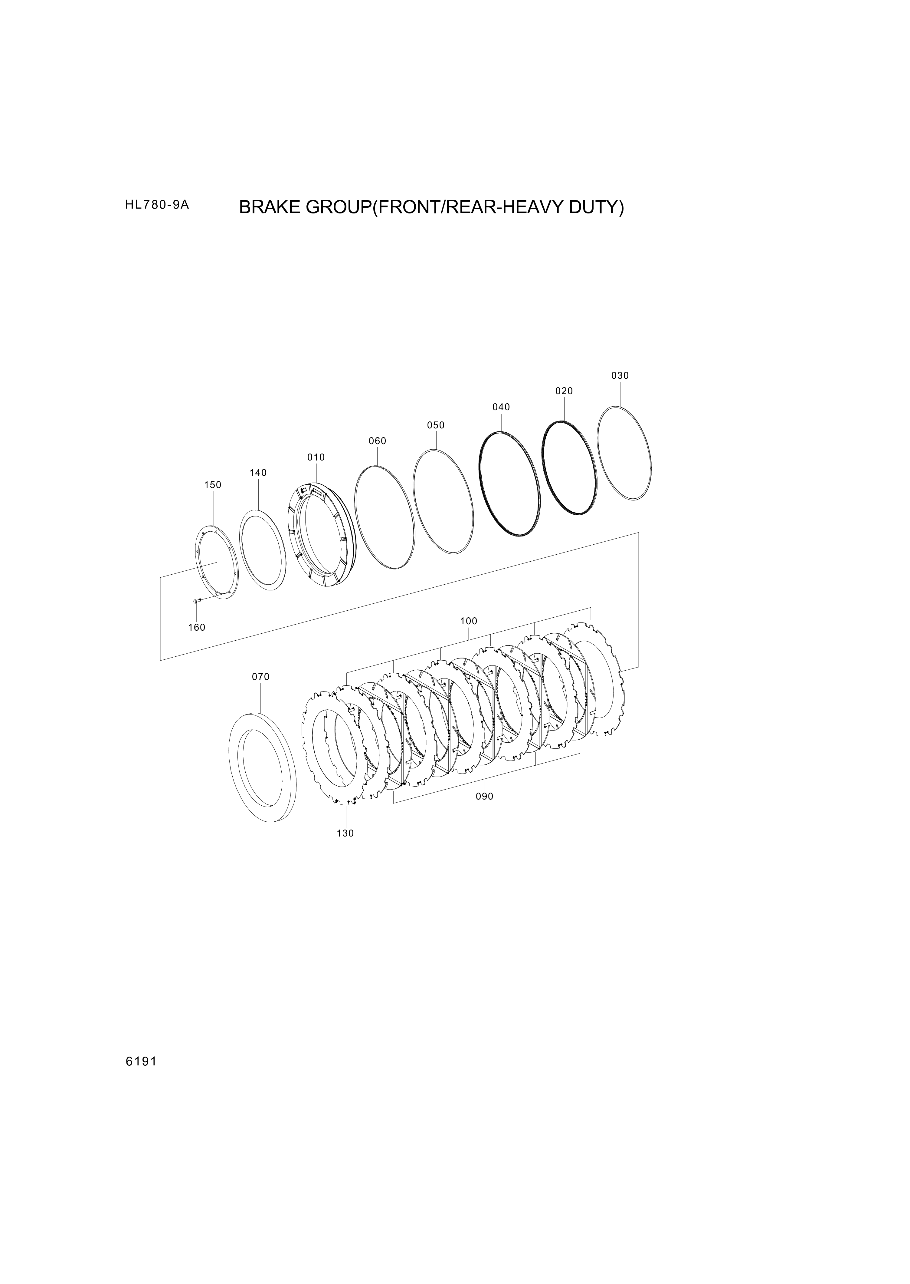 drawing for Hyundai Construction Equipment 0734-317-414 - RING-BACKUP