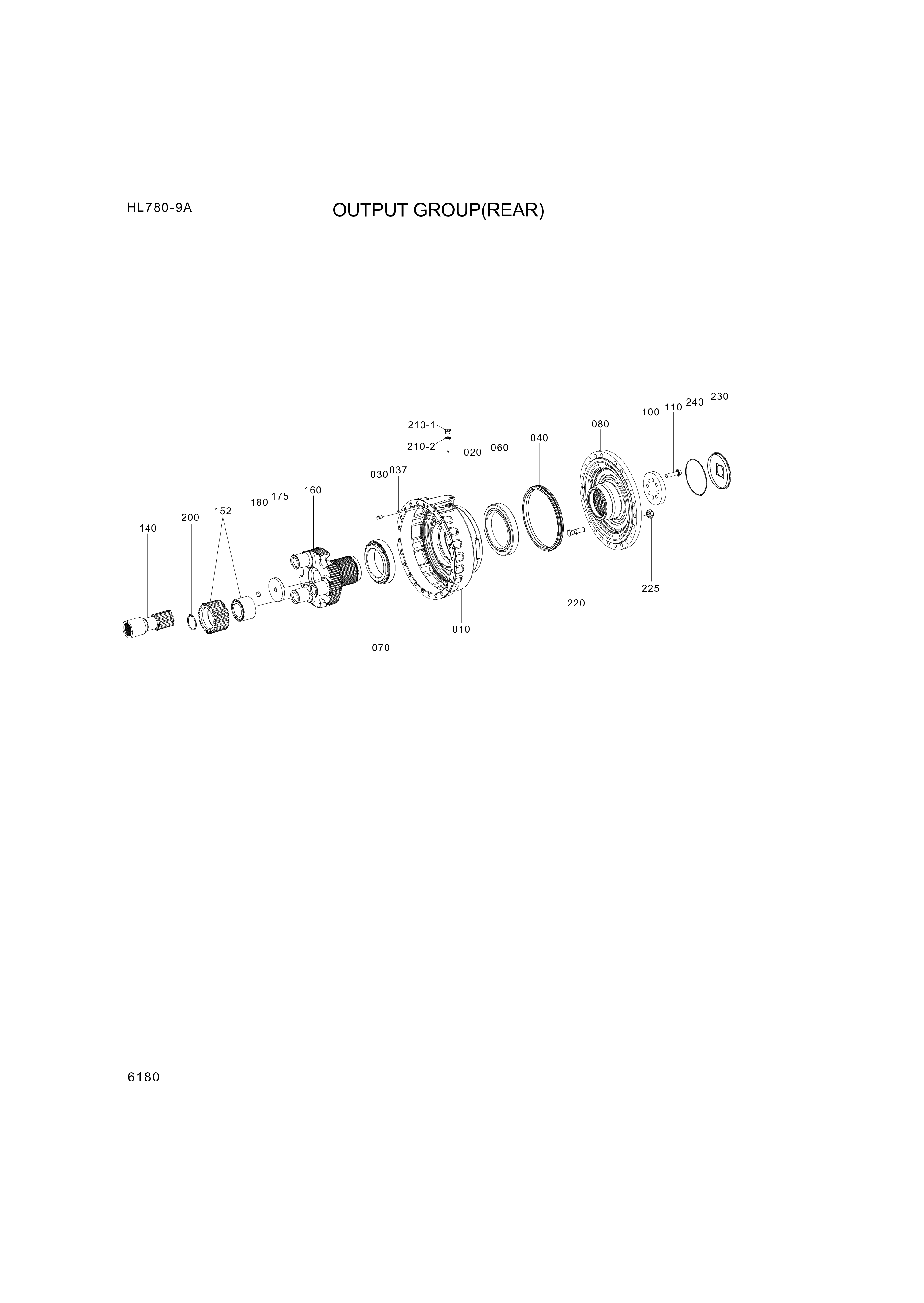 drawing for Hyundai Construction Equipment 0750-117-965 - BEARING-TAPERROLLER