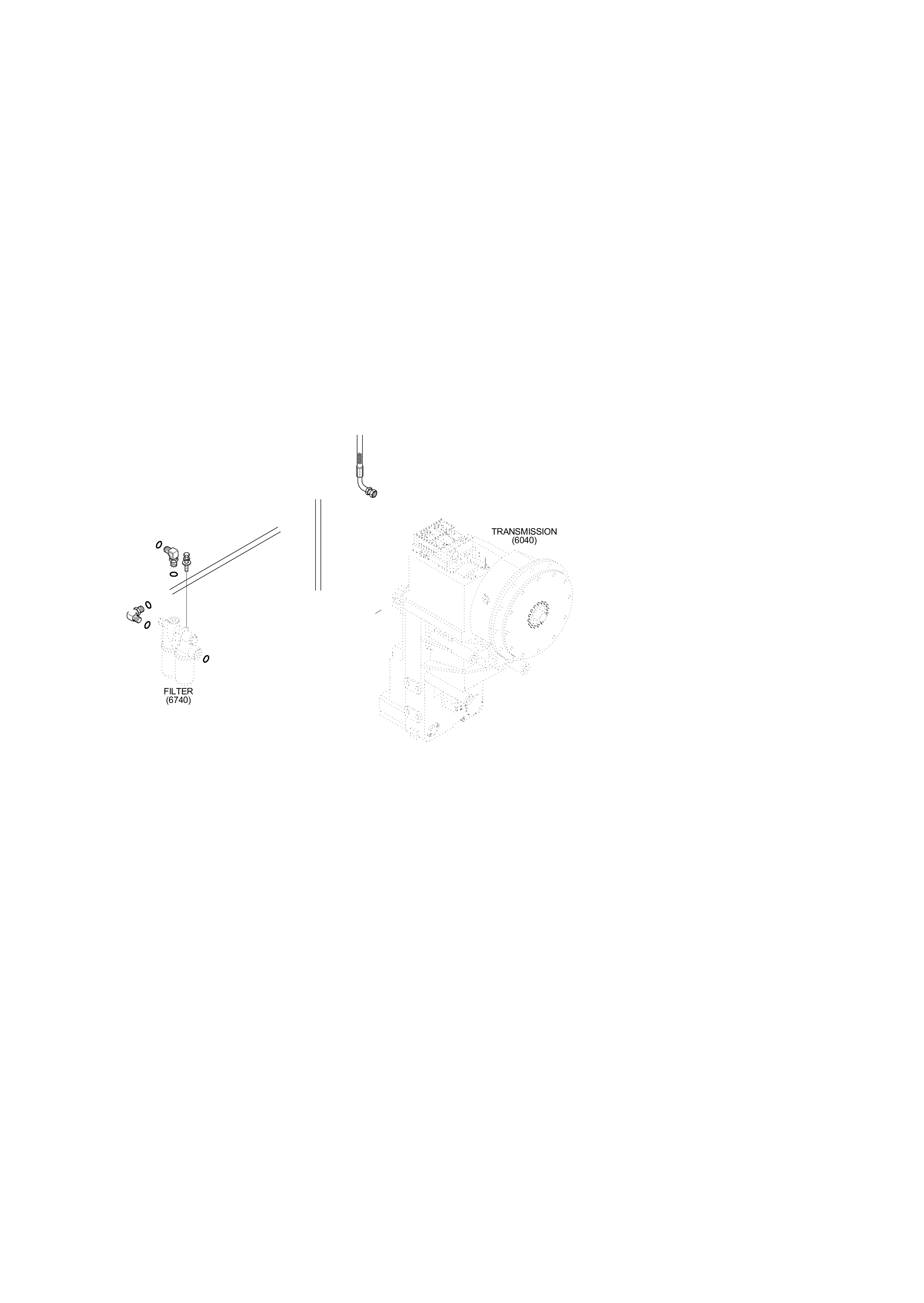 drawing for Hyundai Construction Equipment P930-201024 - HOSE ASSY-ORFS&THD