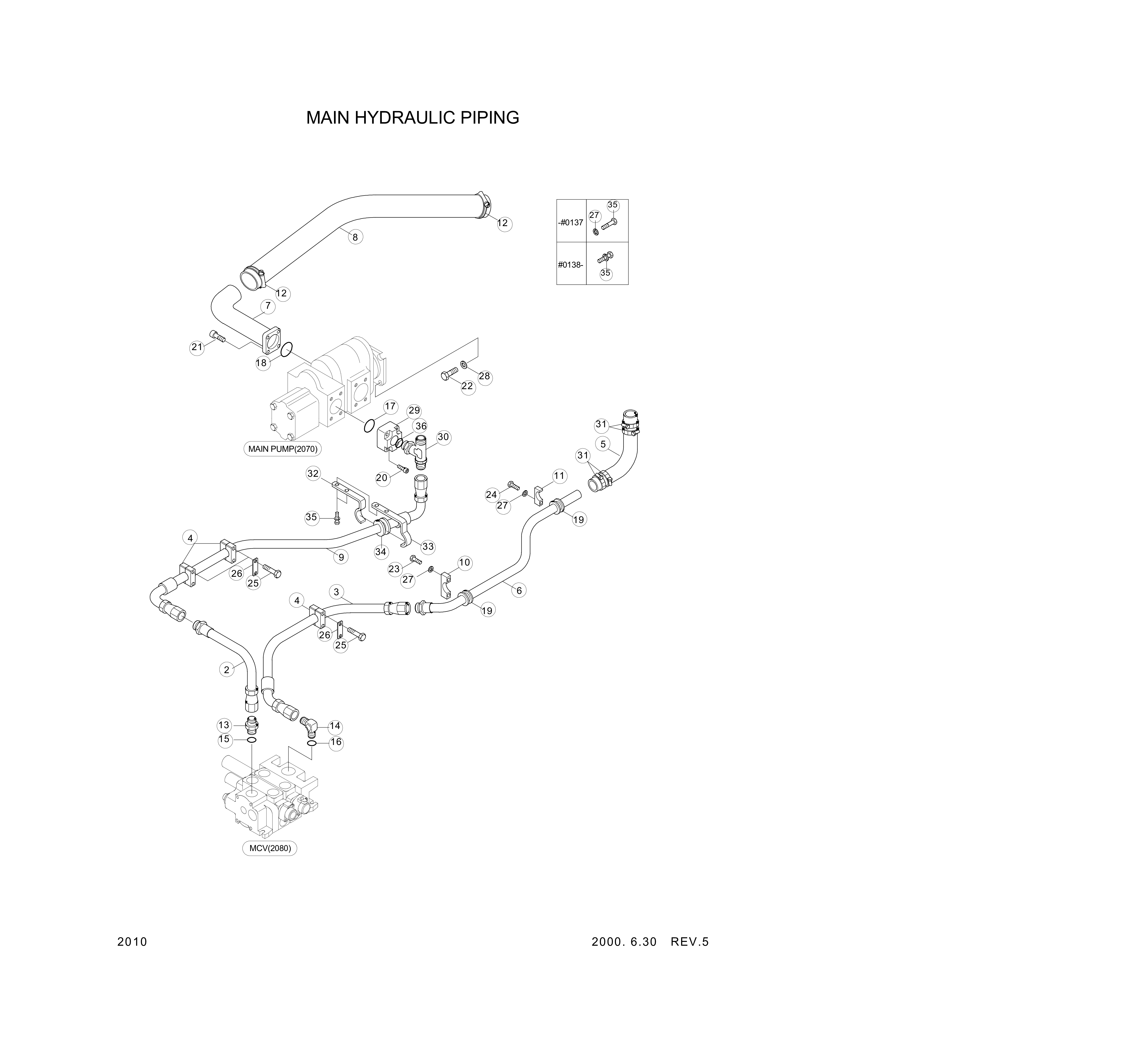 Technical drawing of Hyundai Construction Equipment 34L3-01160 BOLT-SOCKETUNIF with dimensions and layout (figure 5)