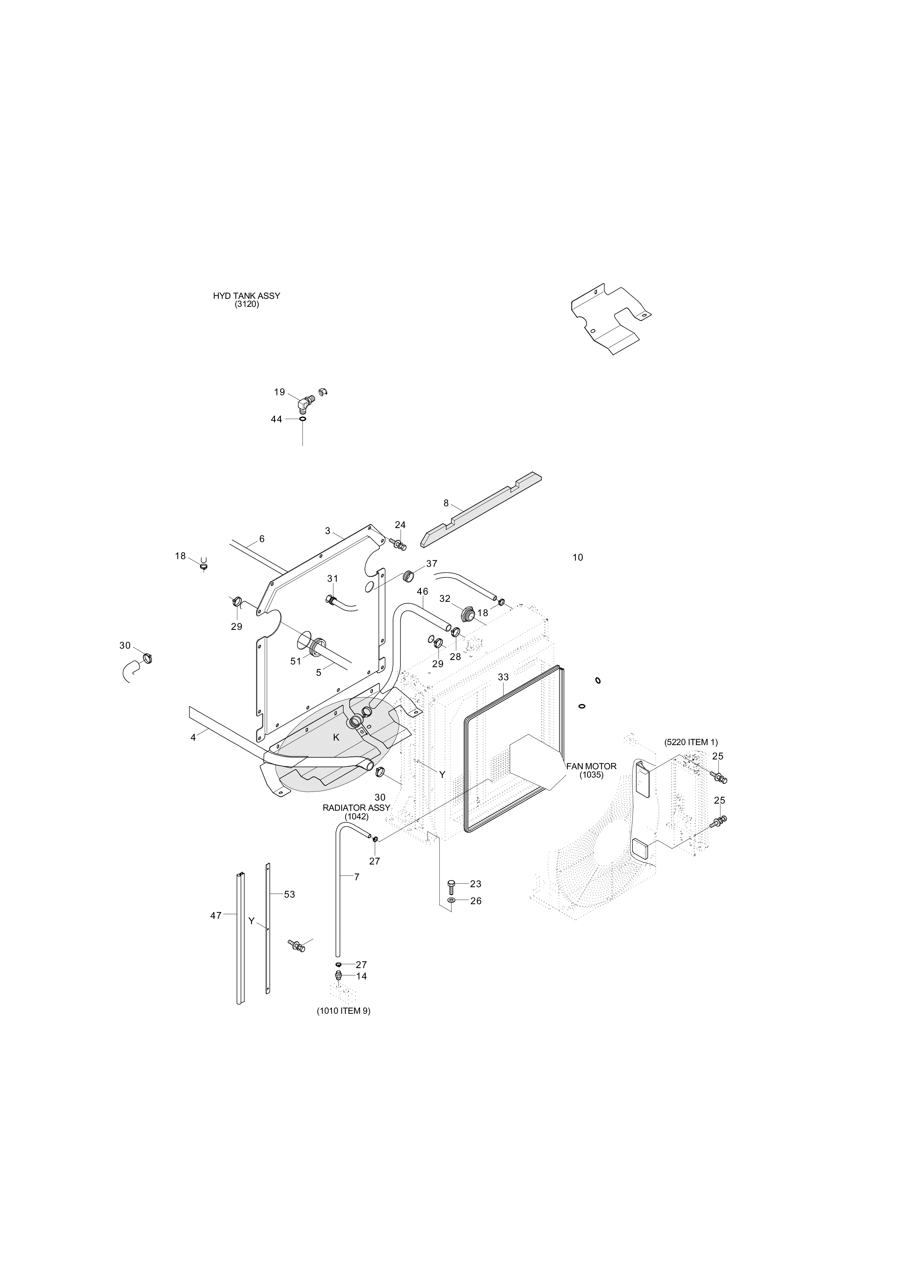 drawing for Hyundai Construction Equipment P930-122021 - HOSE ASSY-ORFS&THD