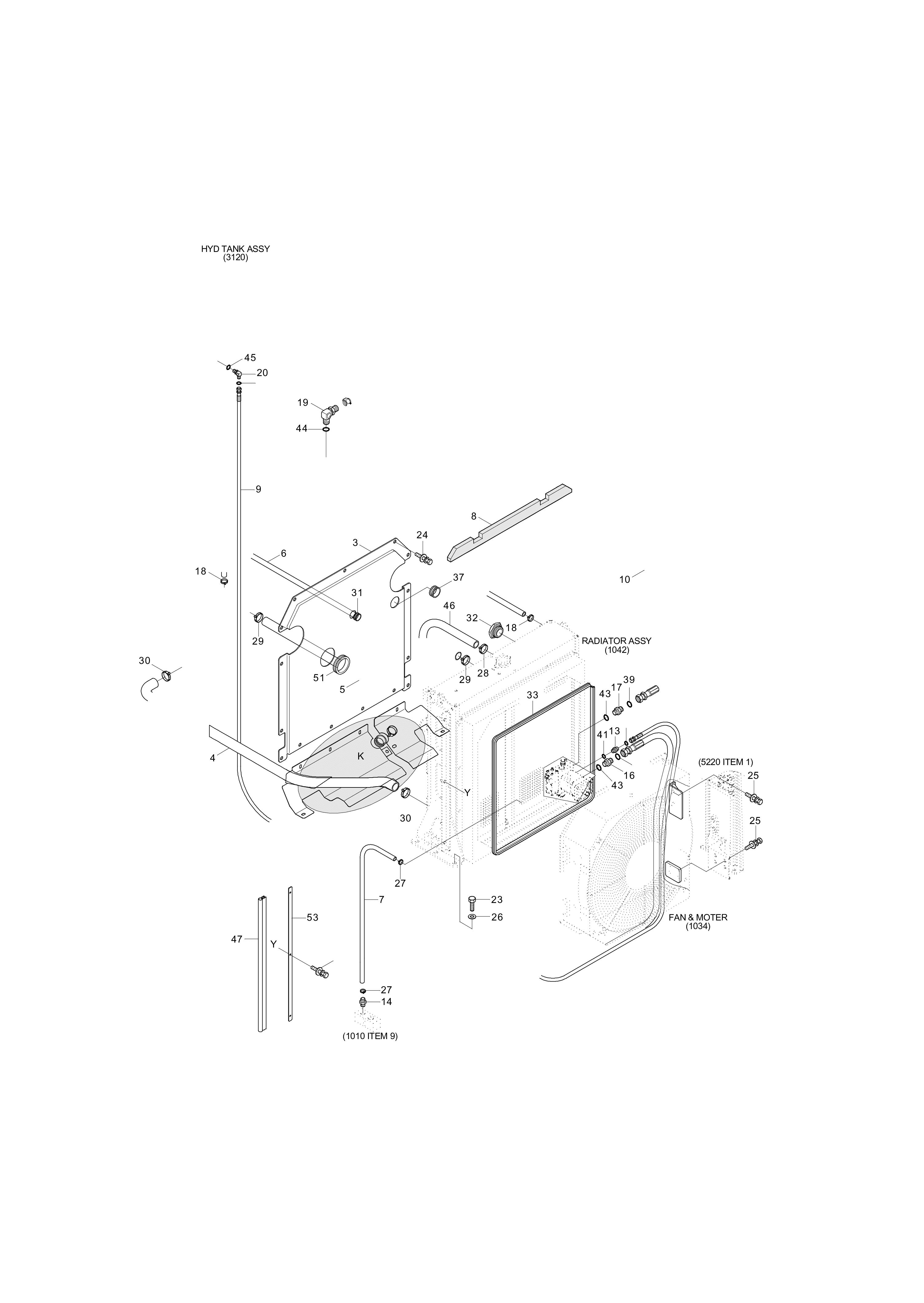 drawing for Hyundai Construction Equipment P930-122021 - HOSE ASSY-ORFS&THD