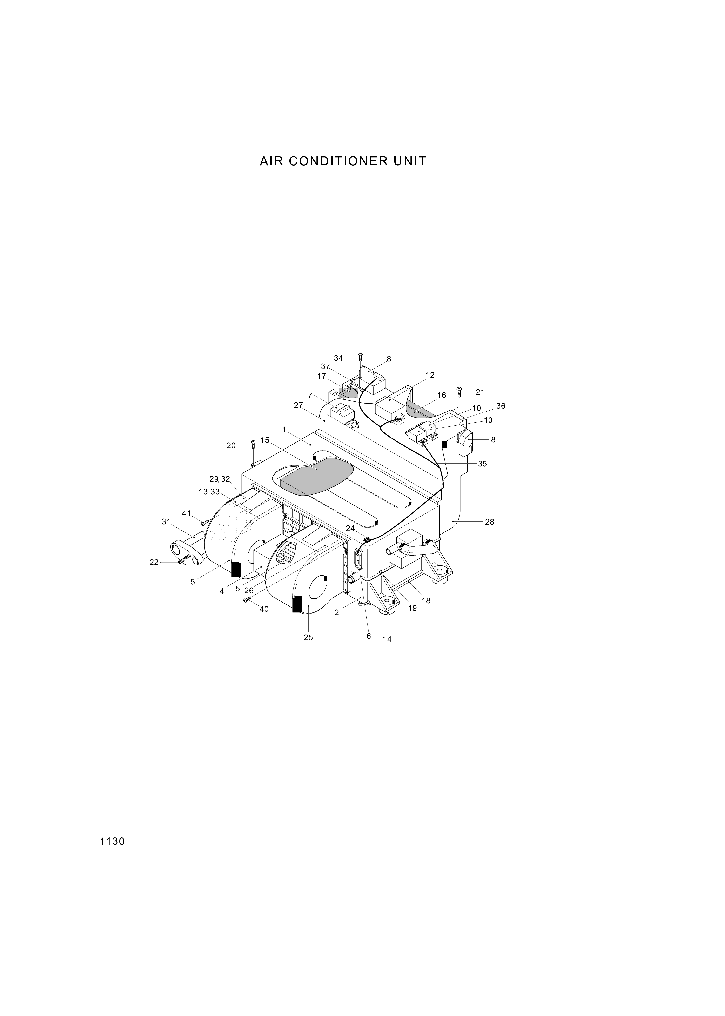 Technical drawing of Hyundai Construction Equipment S161-160302 BOLT-ROUND with dimensions and layout (figure 5)