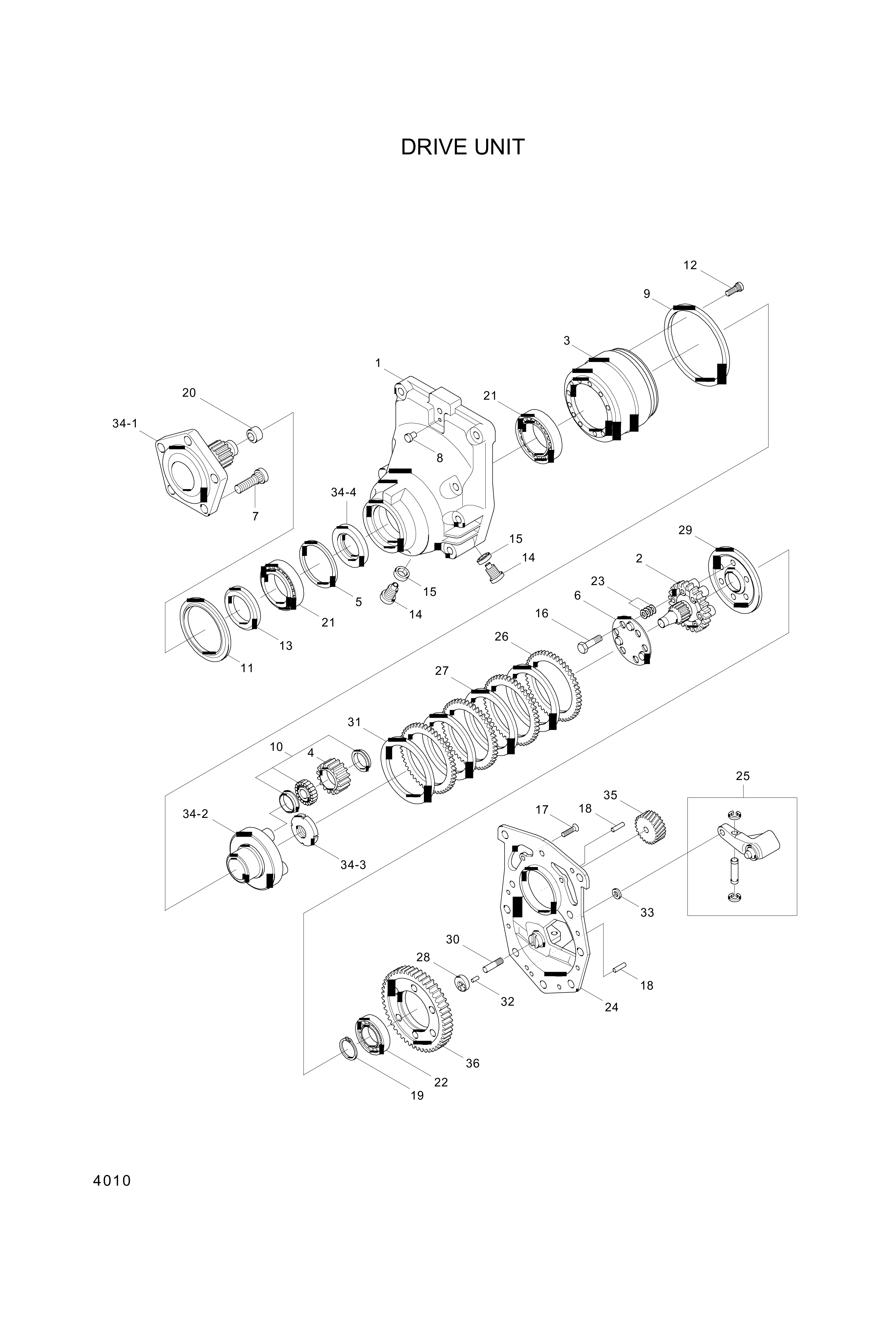 drawing for Hyundai Construction Equipment ZGAP-00031 - DISC-PRESSURE