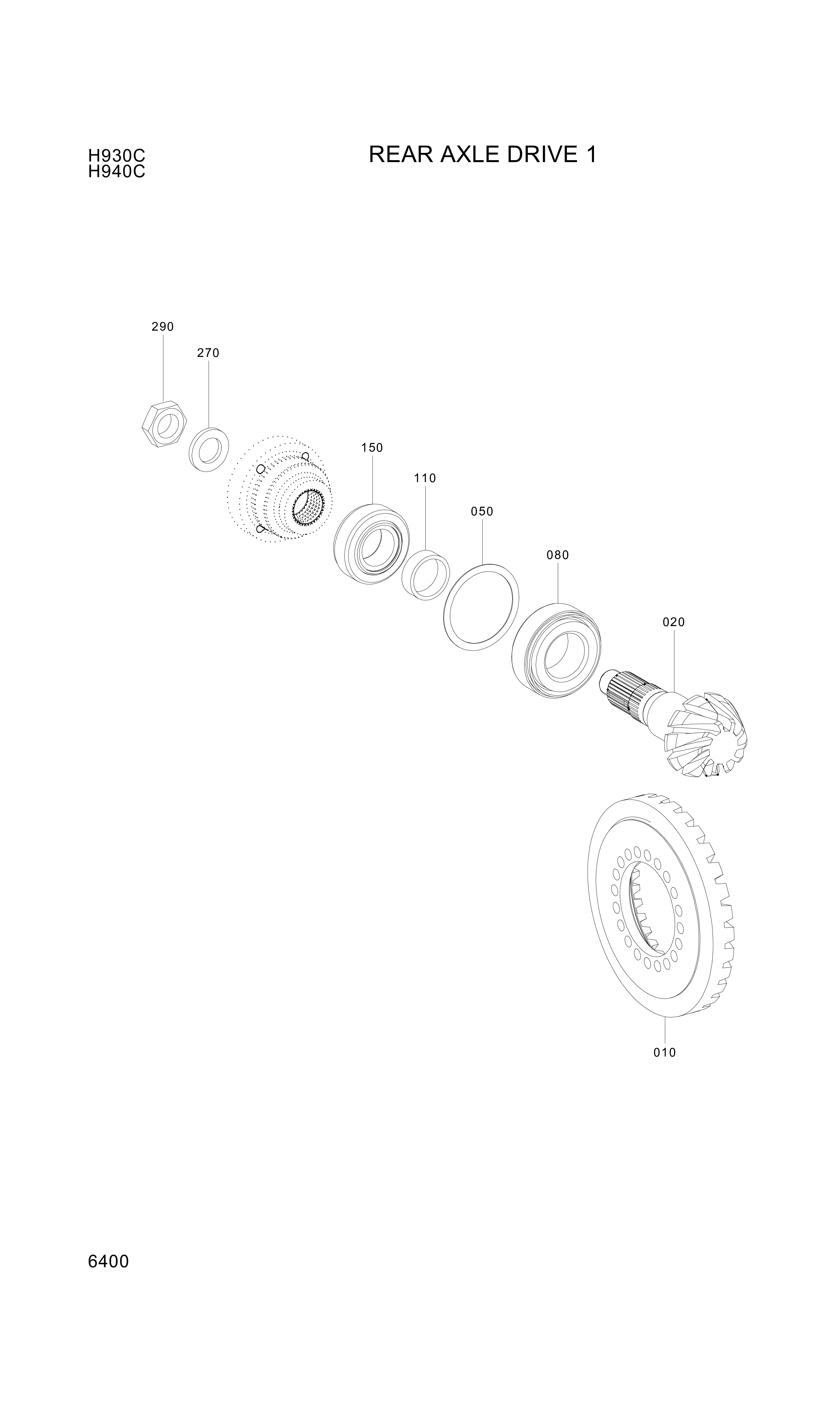 drawing for Hyundai Construction Equipment 0635-501-171 - RING-INNER BEAR