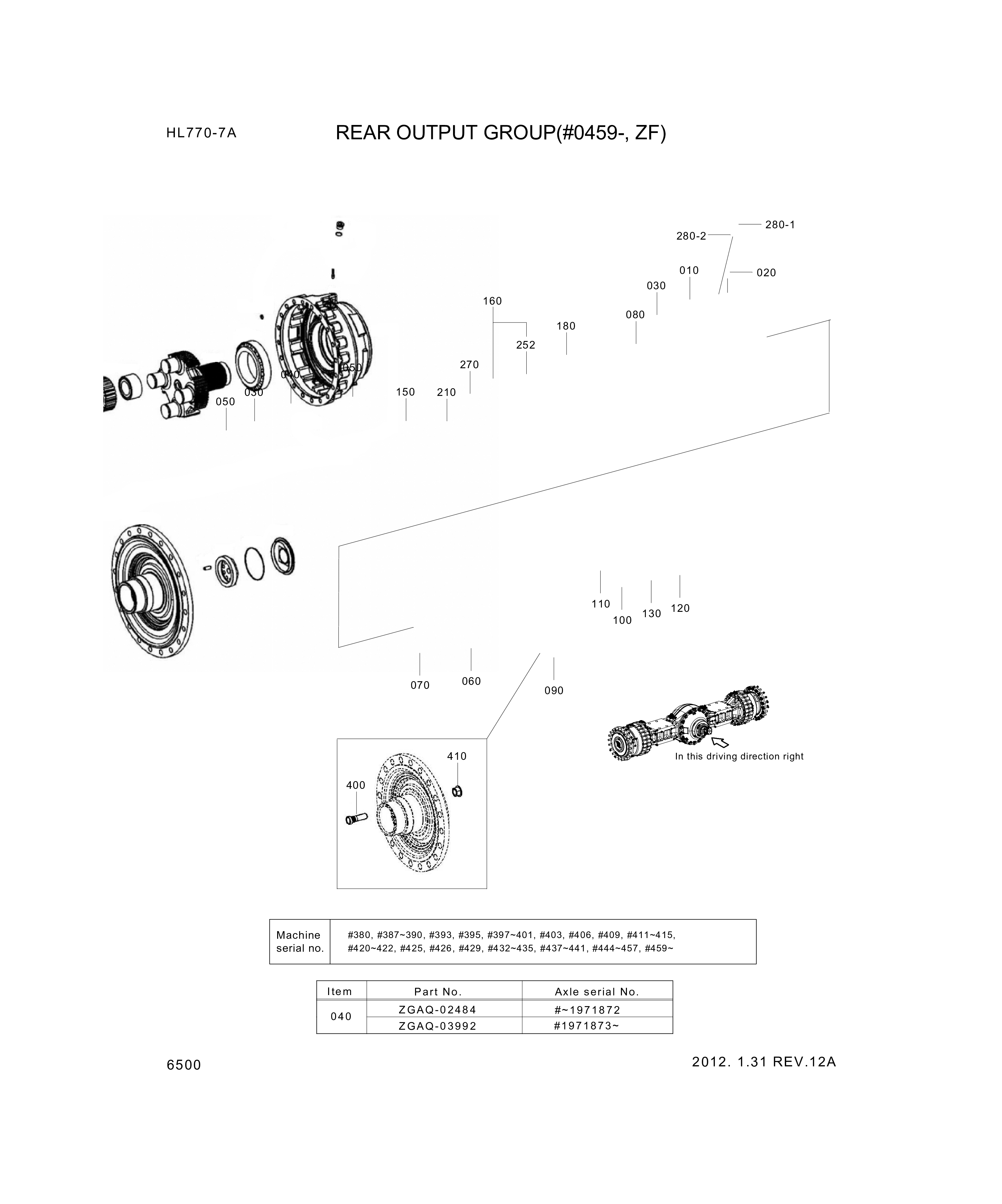ada@8060様　確認用 Mazda OEM Axle Assembly FRONT RIGHT Mazdaspeed 3 2007-2013