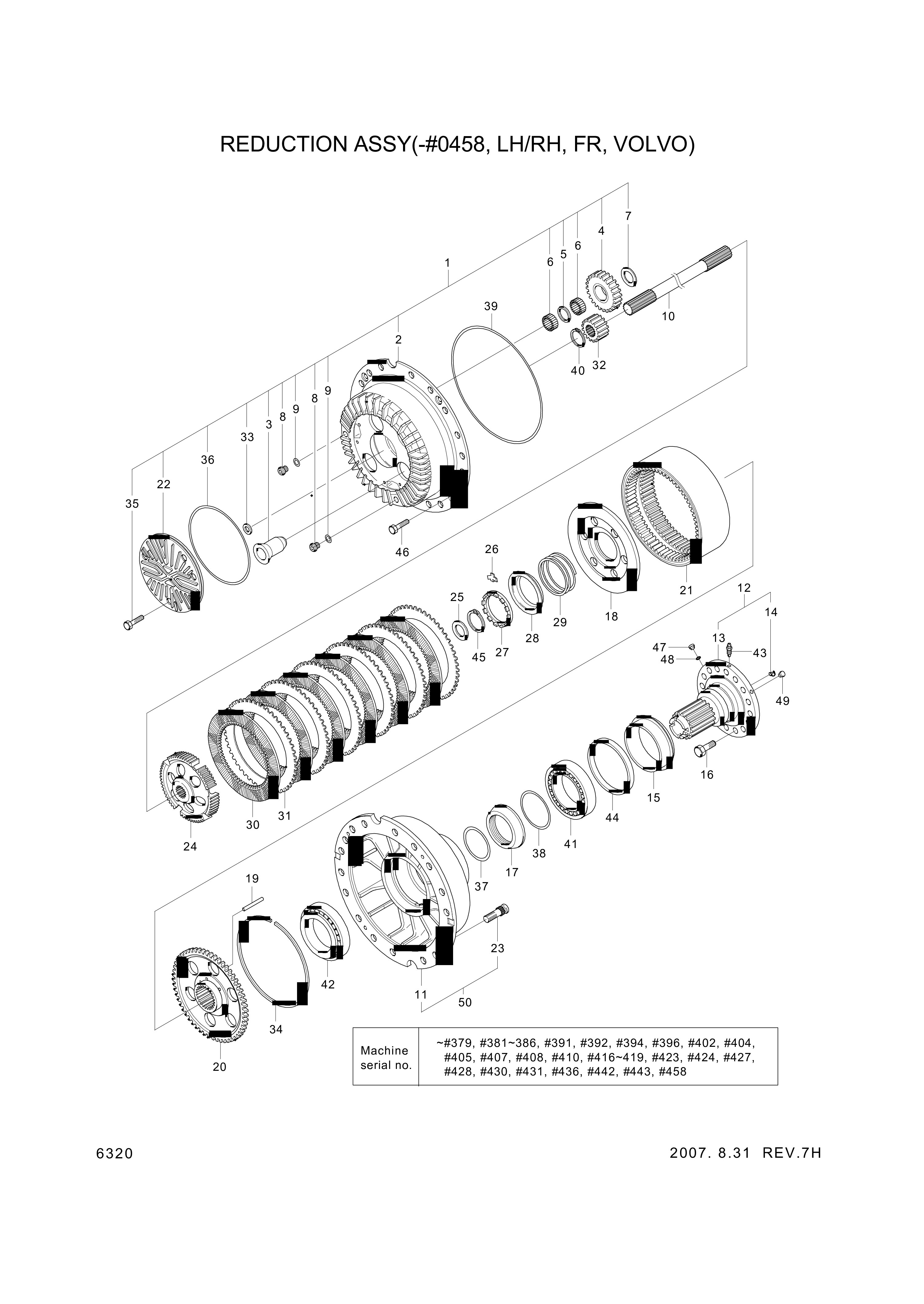 drawing for Hyundai Construction Equipment 7124-52461 - DRUM