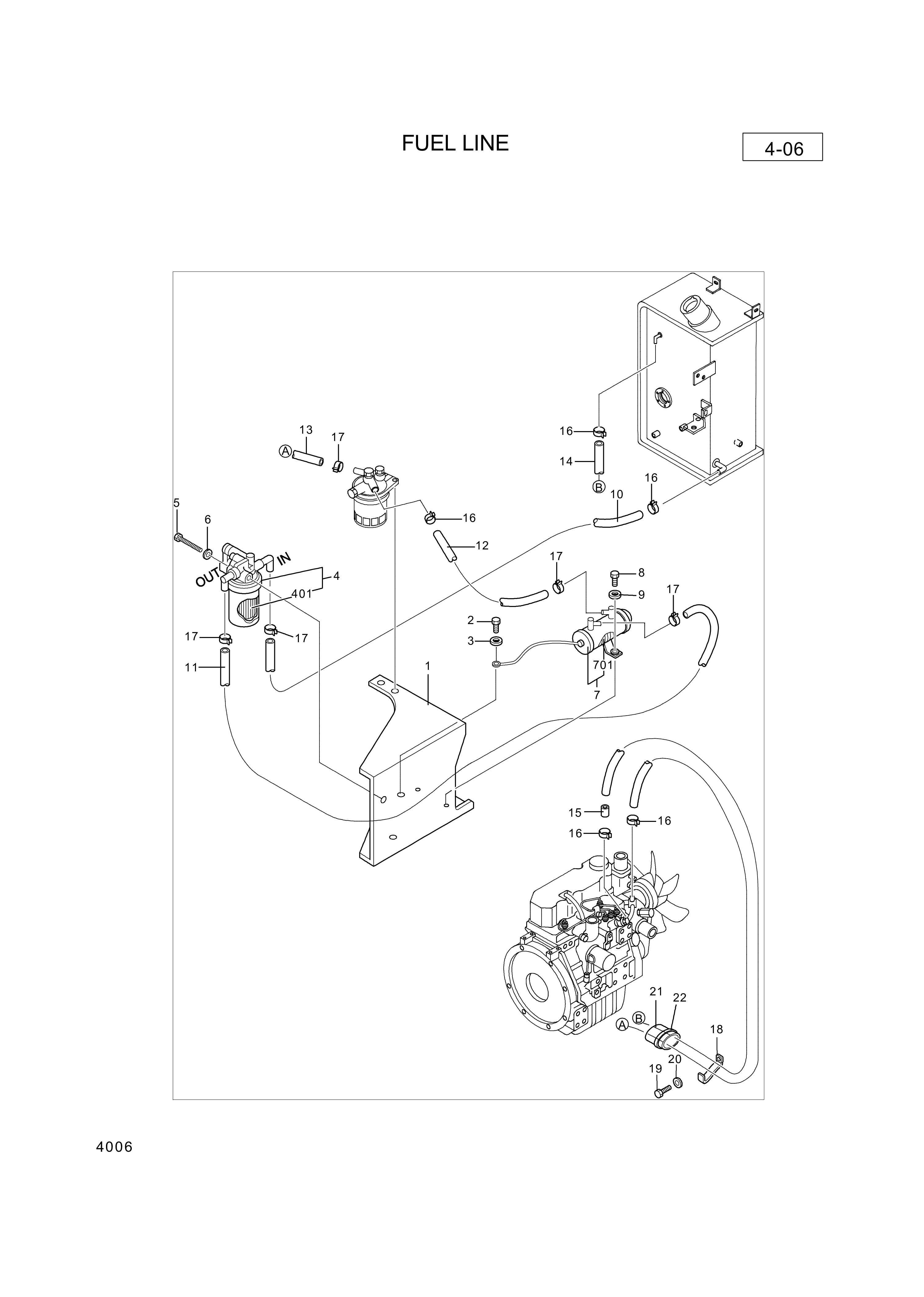 drawing for Hyundai Construction Equipment S042-00017 - PUMP-FUEL