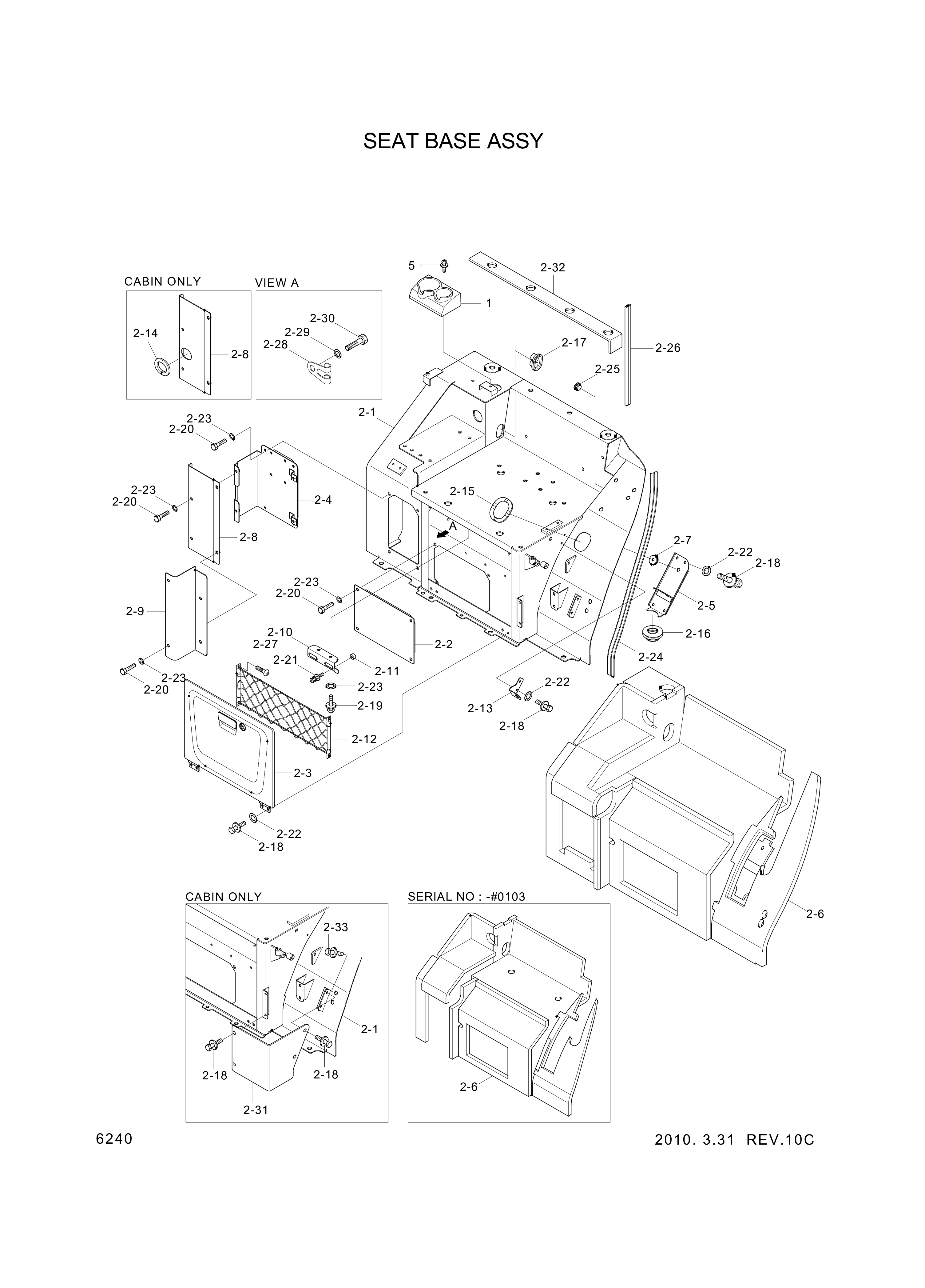 drawing for Hyundai Construction Equipment S141-030126 - BOLT-FLAT