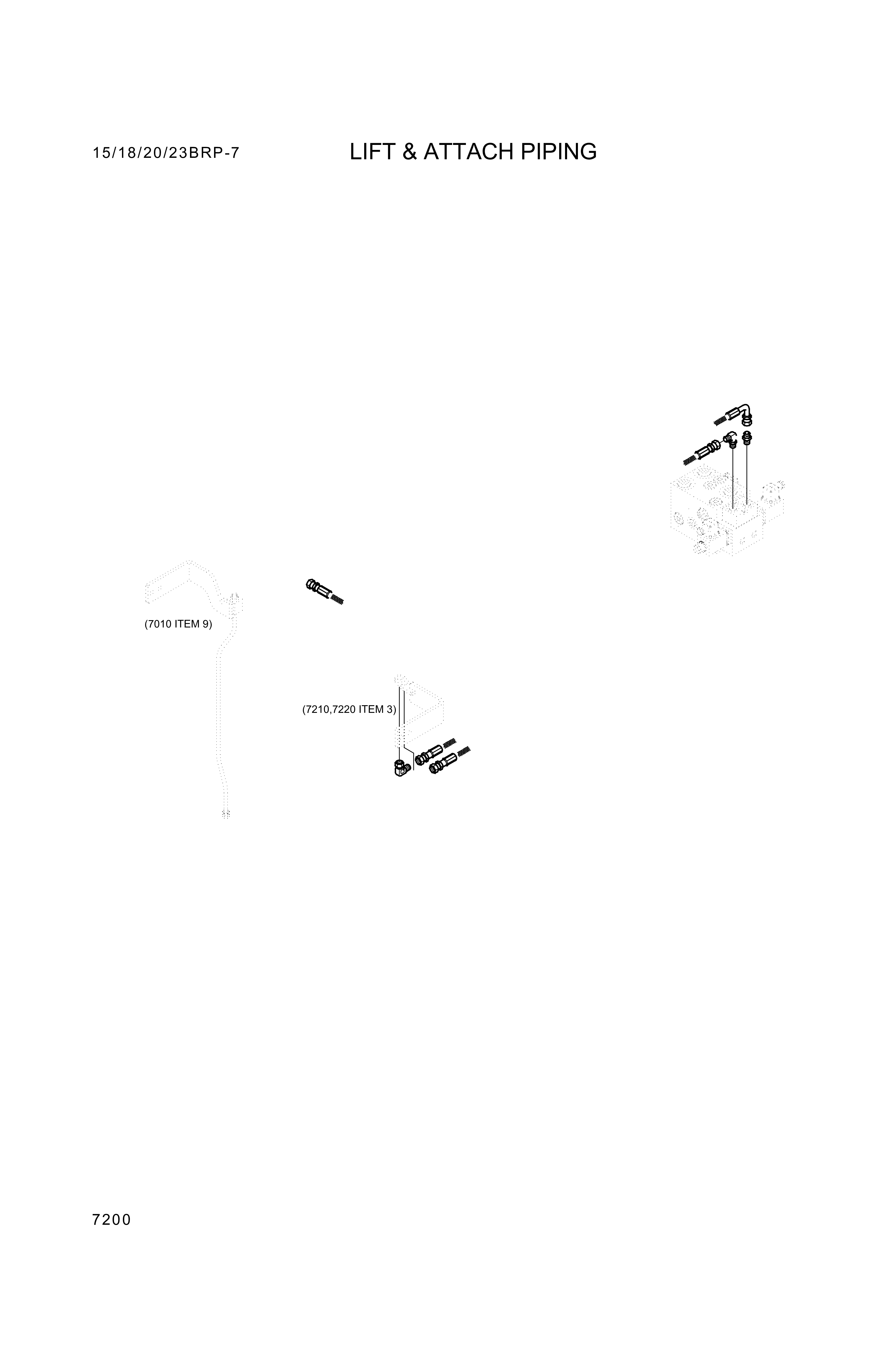 Technical drawing of Hyundai Construction Equipment P930-044010 HOSE ASSY-ORFS&amp;THD with dimensions and layout (figure 3)