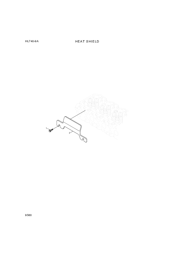 drawing for Hyundai Construction Equipment YUBP-04717 - SCREW-HEX FLG